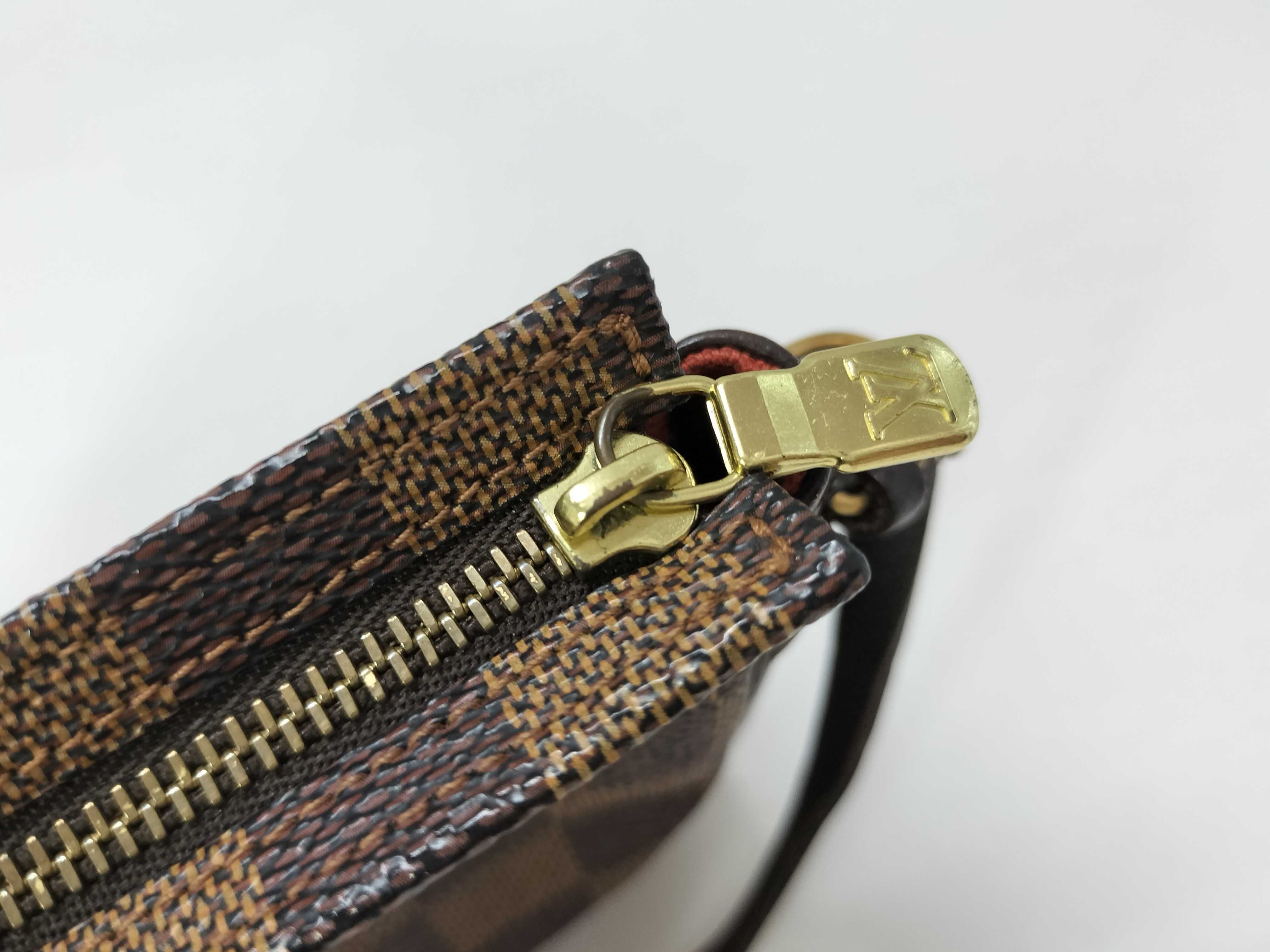 Damier Leather Trousse Makeup Pouch — view 12