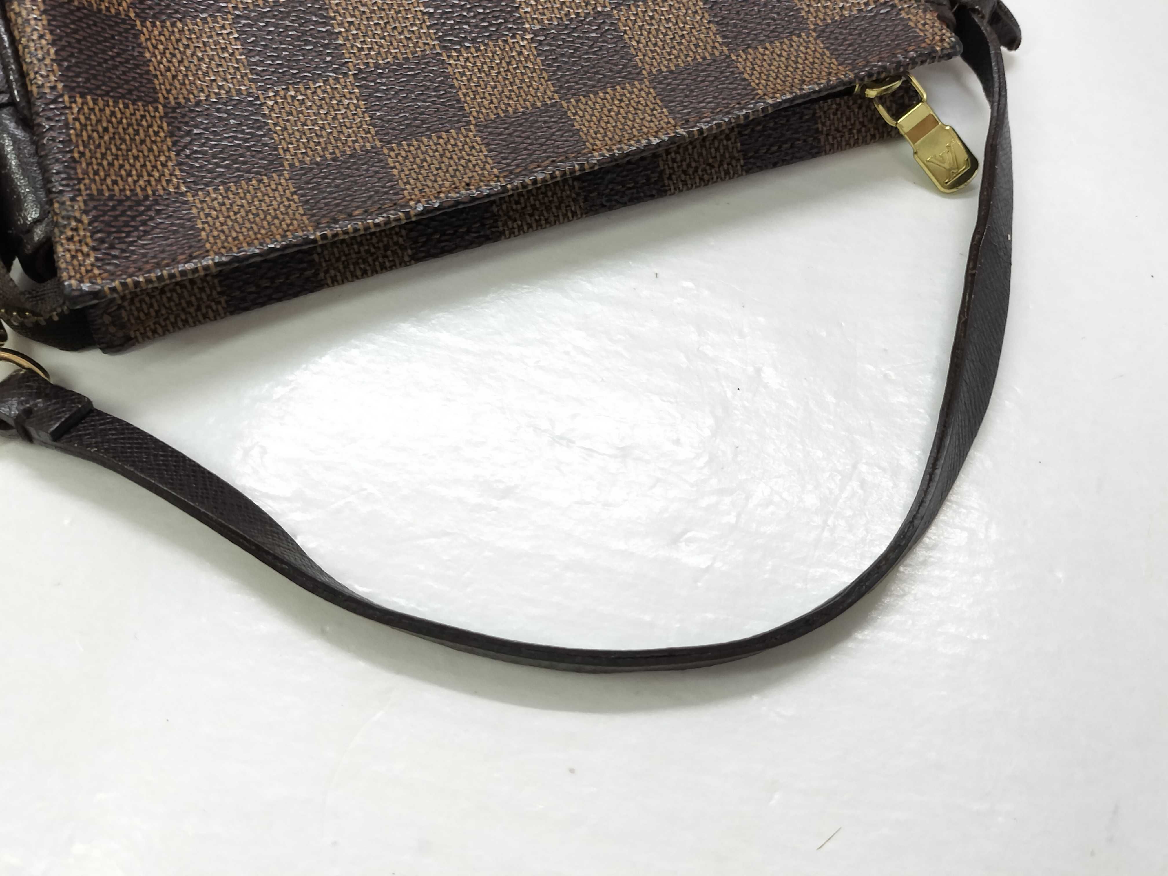 Damier Leather Trousse Makeup Pouch — view 3