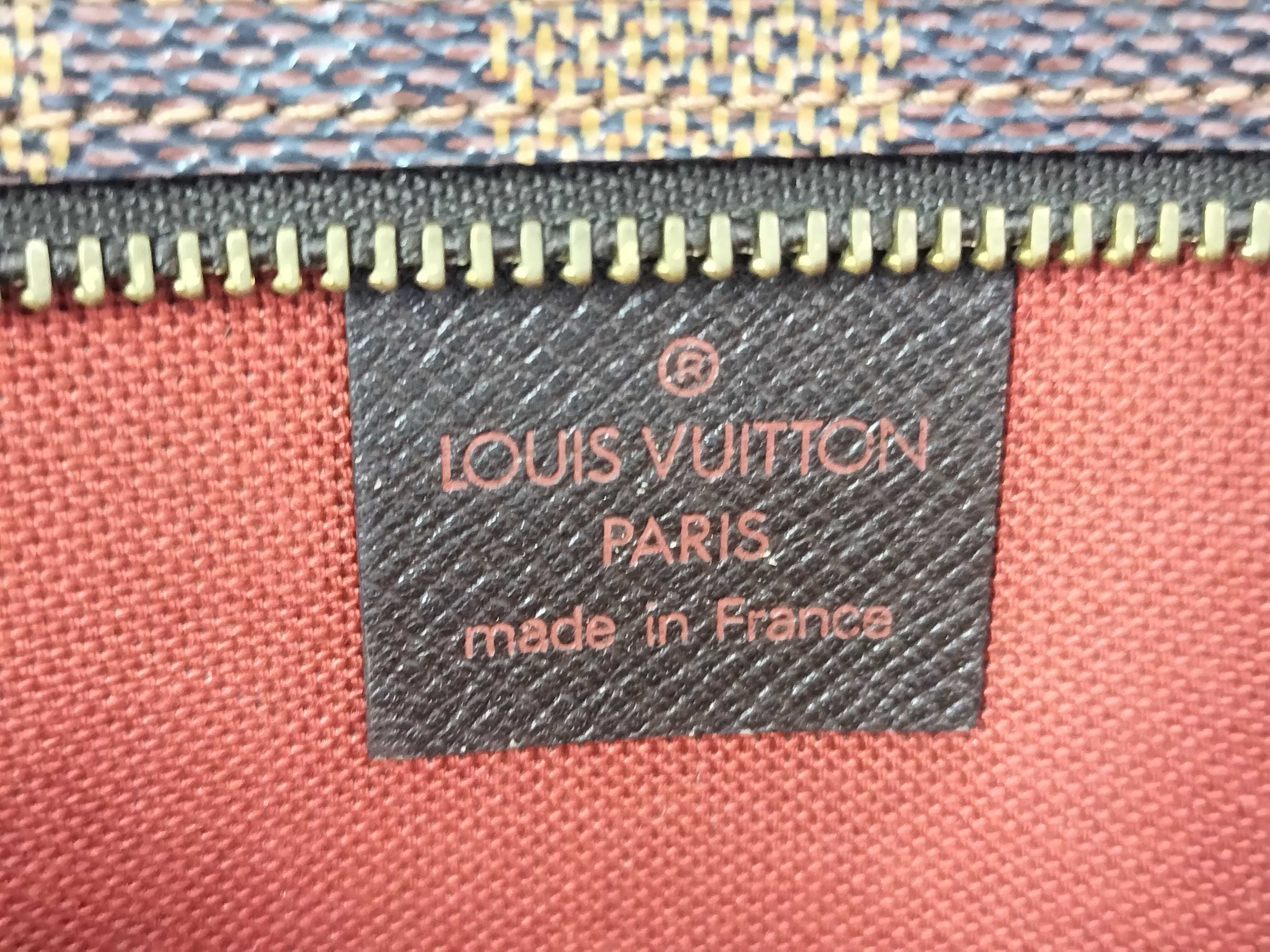 Damier Leather Trousse Makeup Pouch — view 9