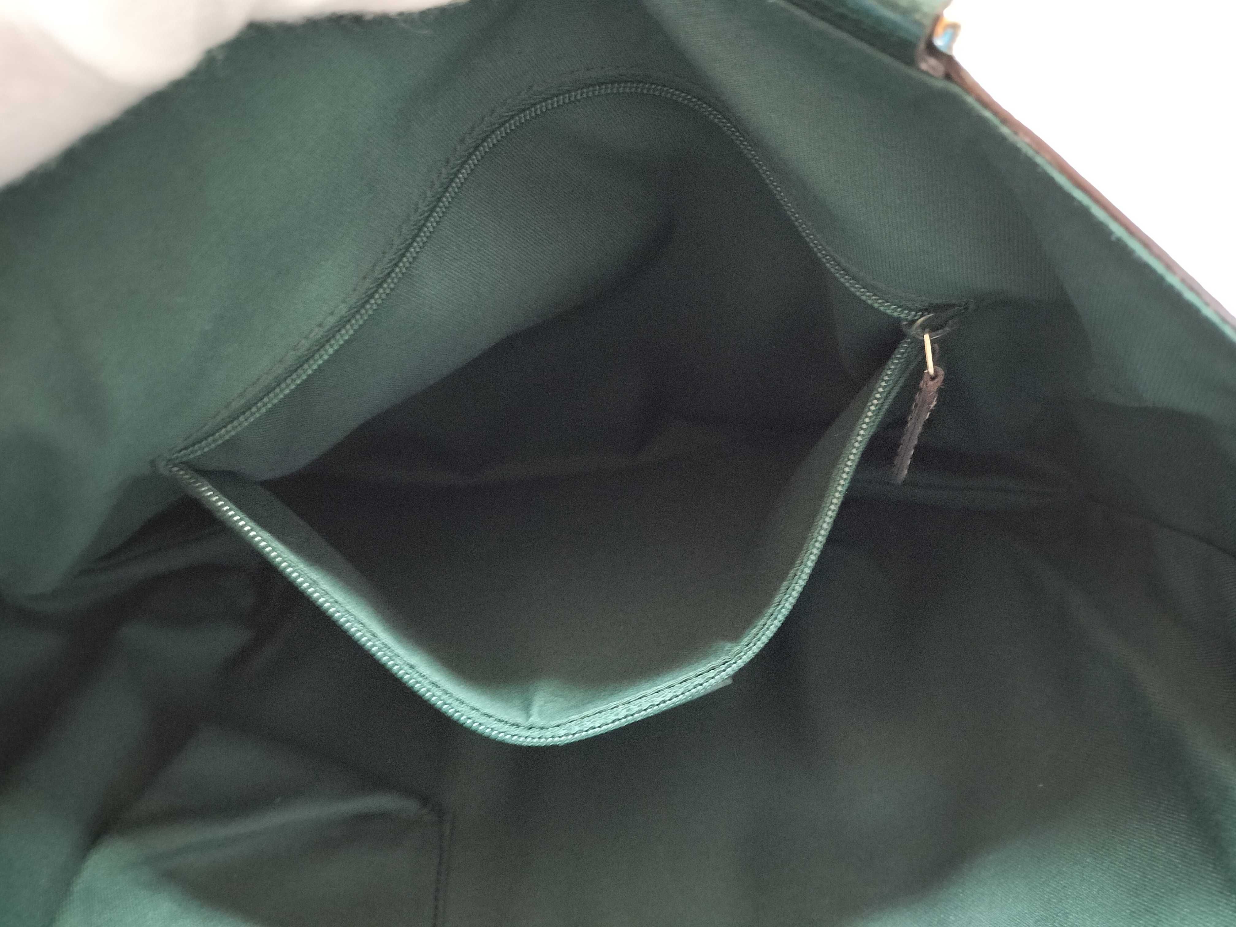 GG Canvas 130739 Leather x Canvas Handbag Tote Bag — view 13