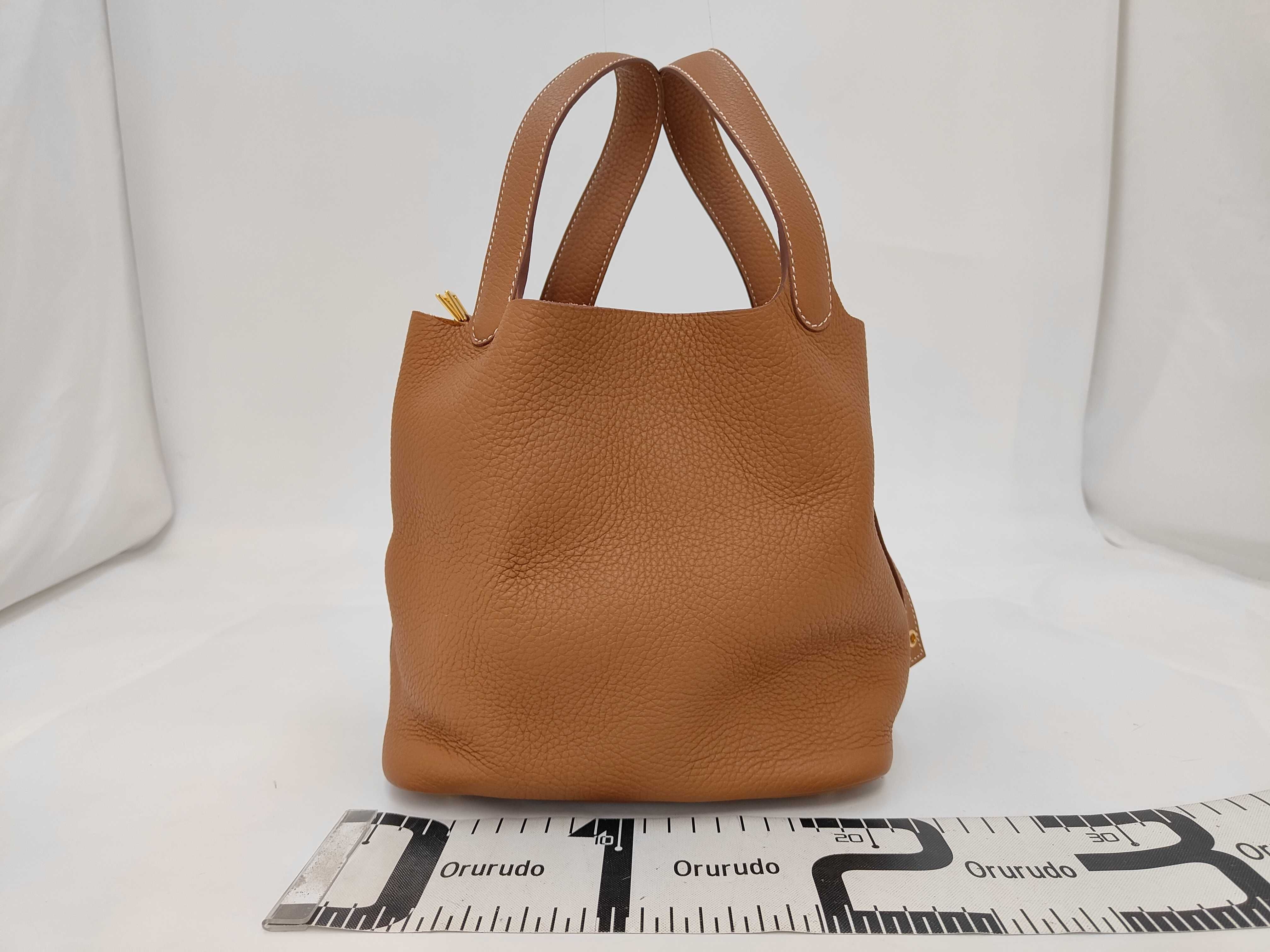 Picotin Lock MM Handbag, Brown Handbag — view 2