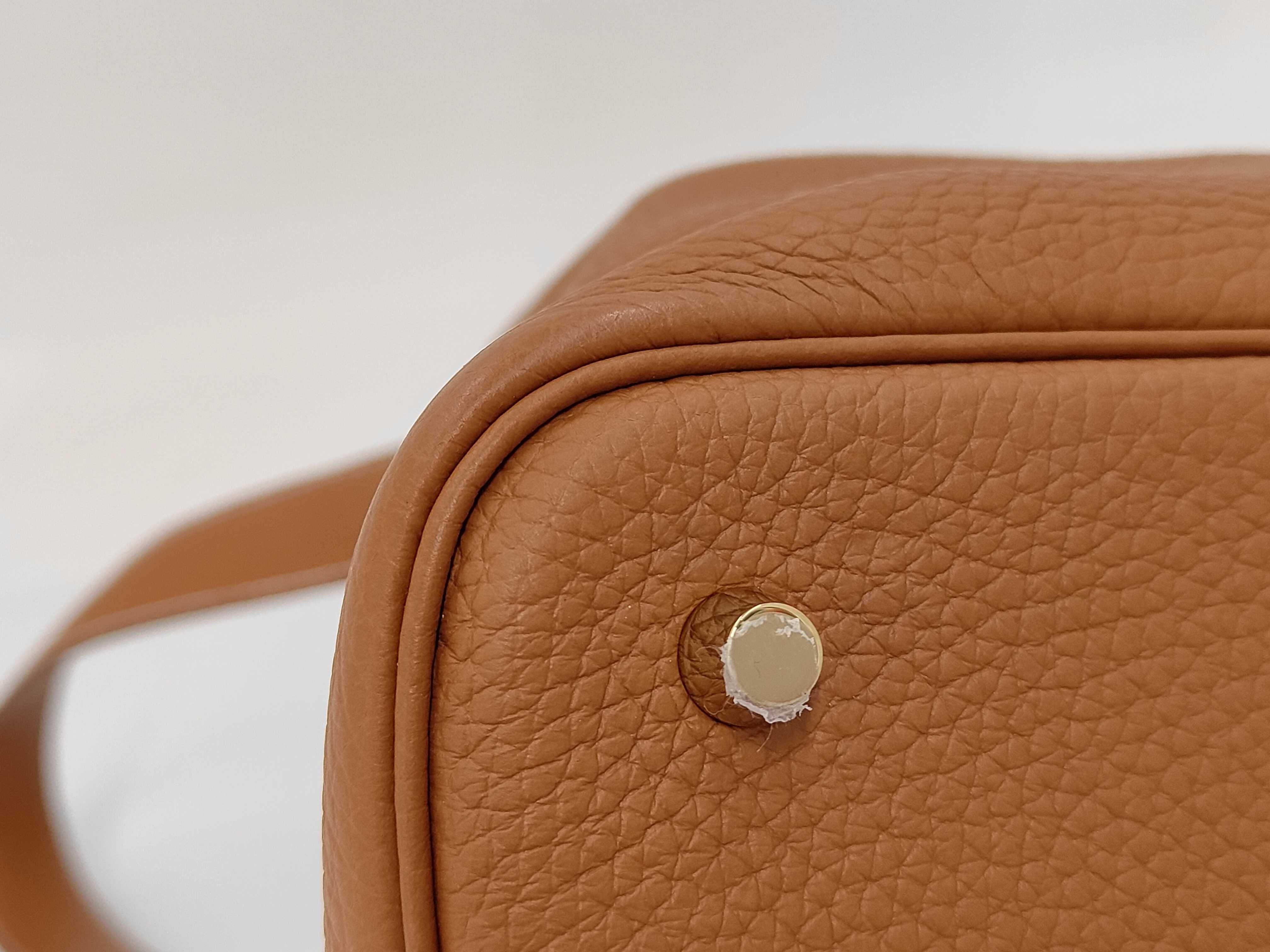 Picotin Lock MM Handbag, Brown Handbag — view 6