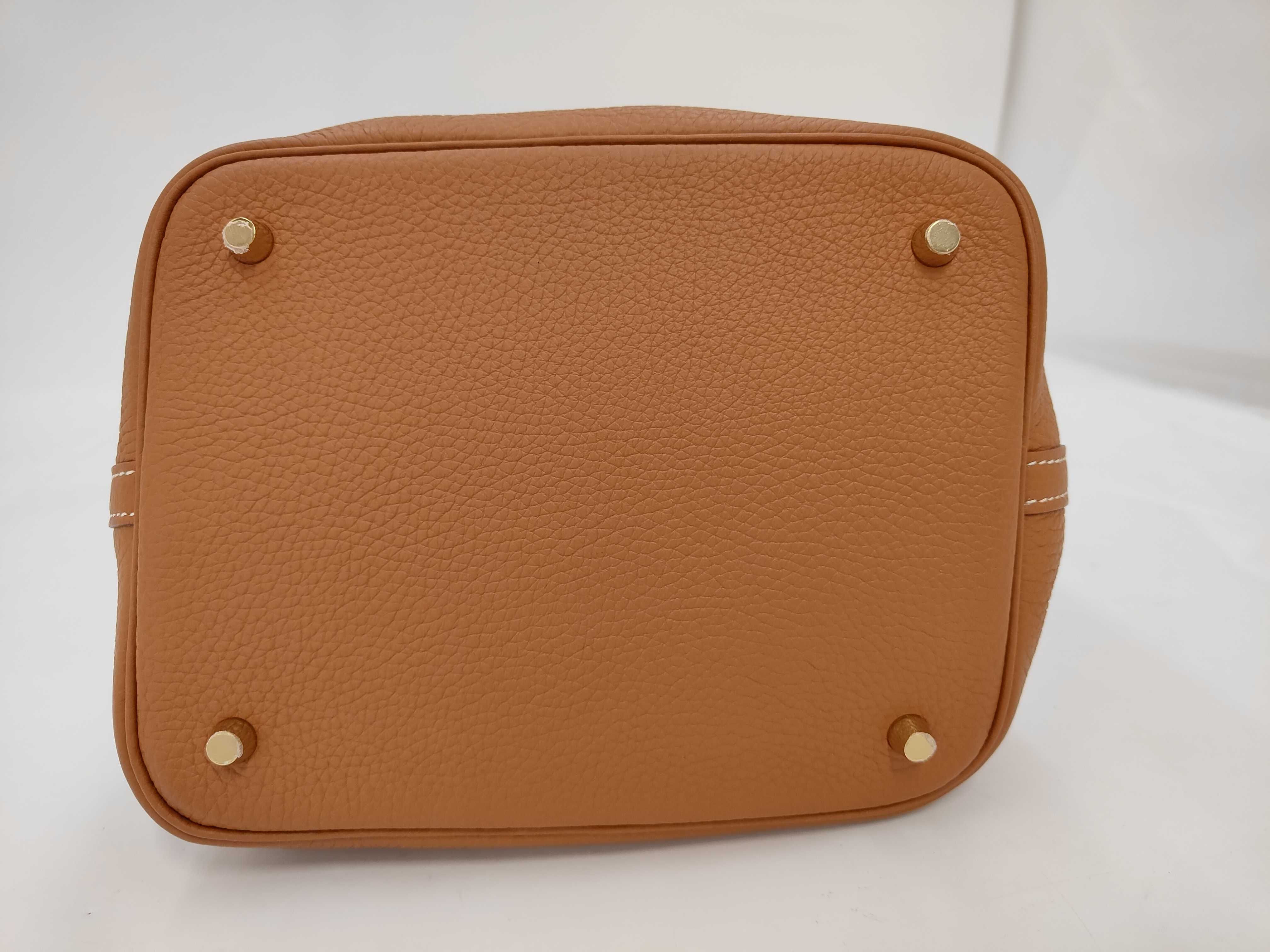 Picotin Lock MM Handbag, Brown Handbag — view 7