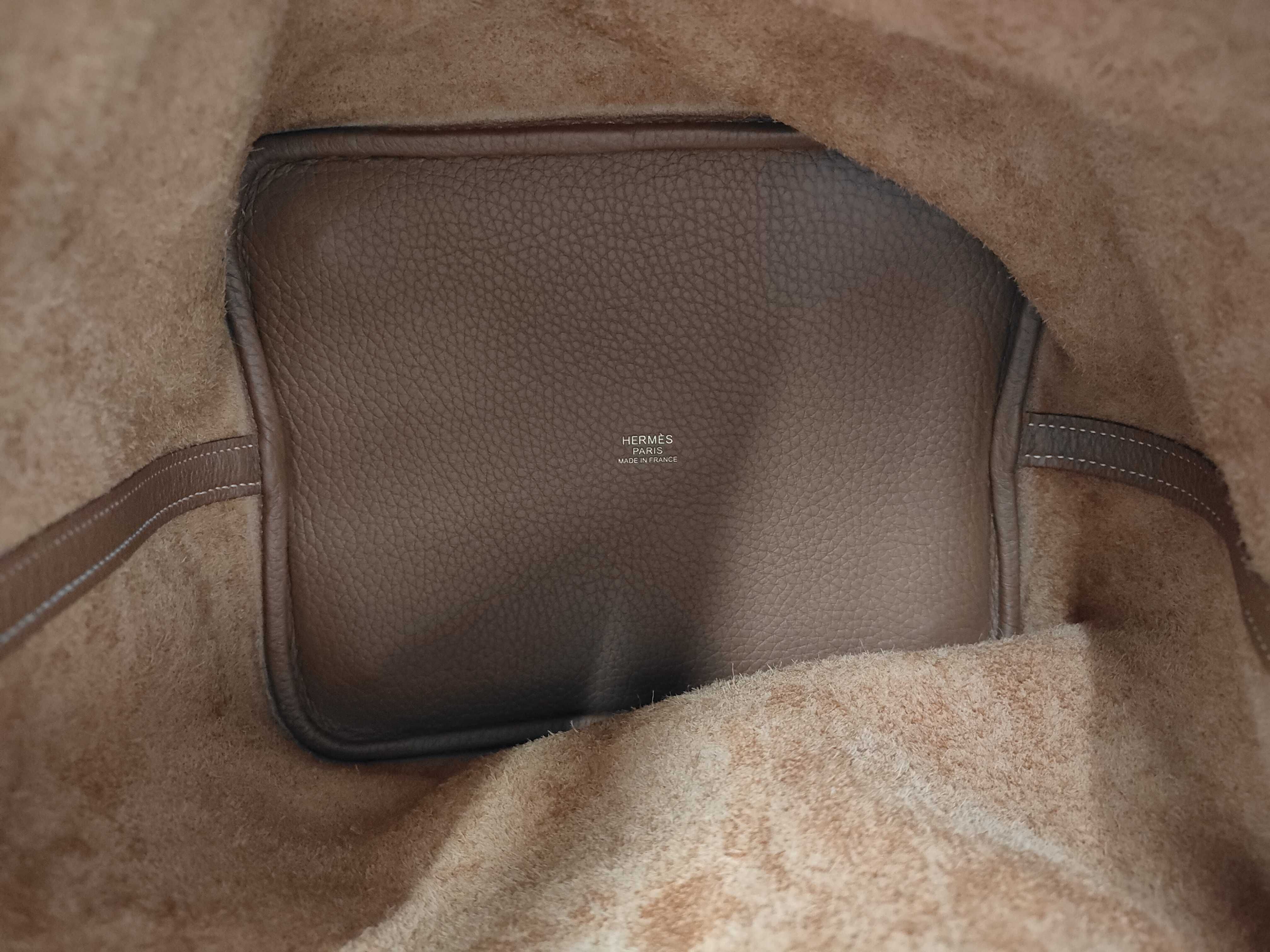 Picotin Lock MM Handbag, Brown Handbag — view 8