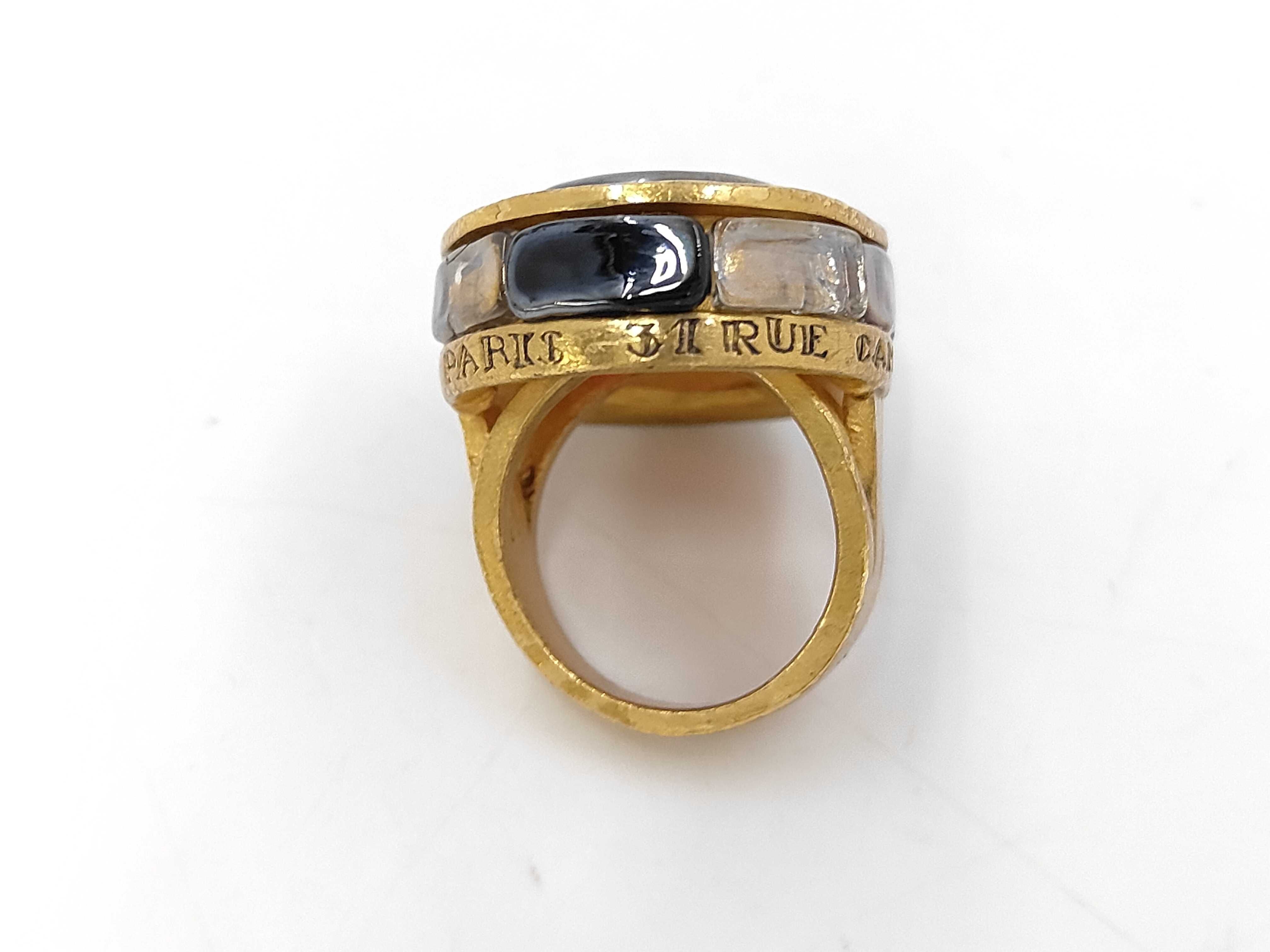 Logo Coco Mark Vintage Ring — view 3