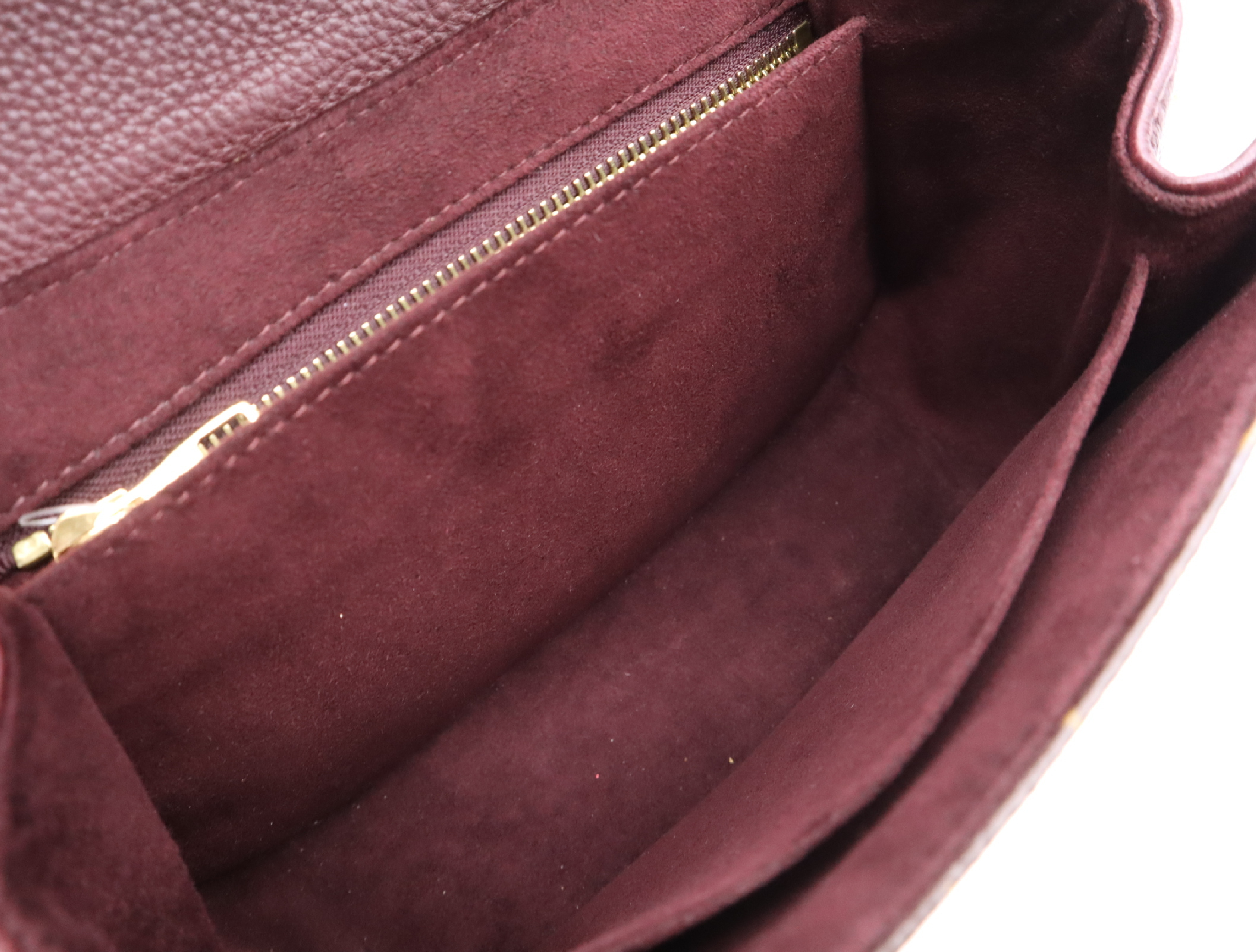 M40577 Monogram Eden PM Bordeaux Shoulder Bag with Shoulder Strap, 2 Keys, 2 Dust Bags, and Small Dust Bag — view 12