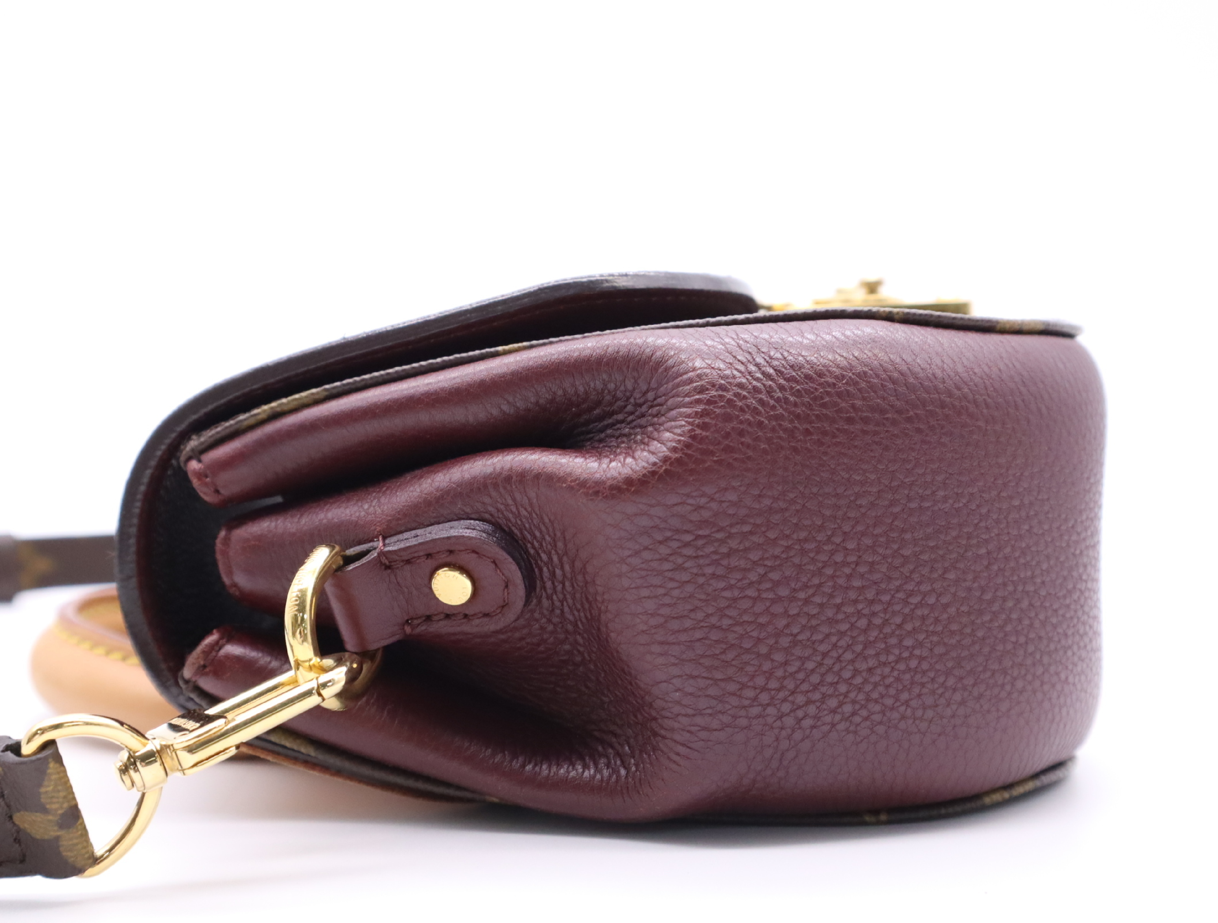 M40577 Monogram Eden PM Bordeaux Shoulder Bag with Shoulder Strap, 2 Keys, 2 Dust Bags, and Small Dust Bag — view 3