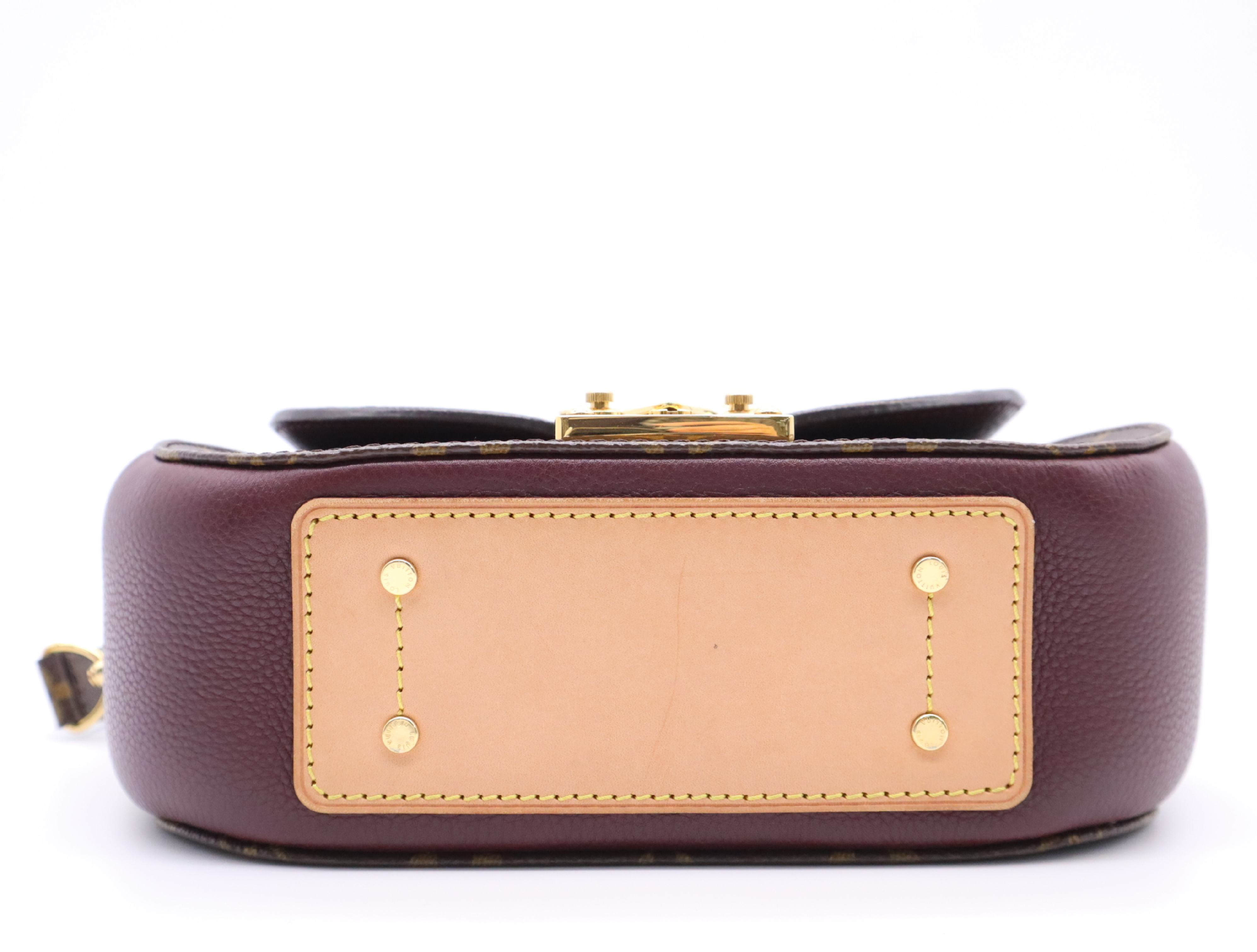 M40577 Monogram Eden PM Bordeaux Shoulder Bag with Shoulder Strap, 2 Keys, 2 Dust Bags, and Small Dust Bag — view 4