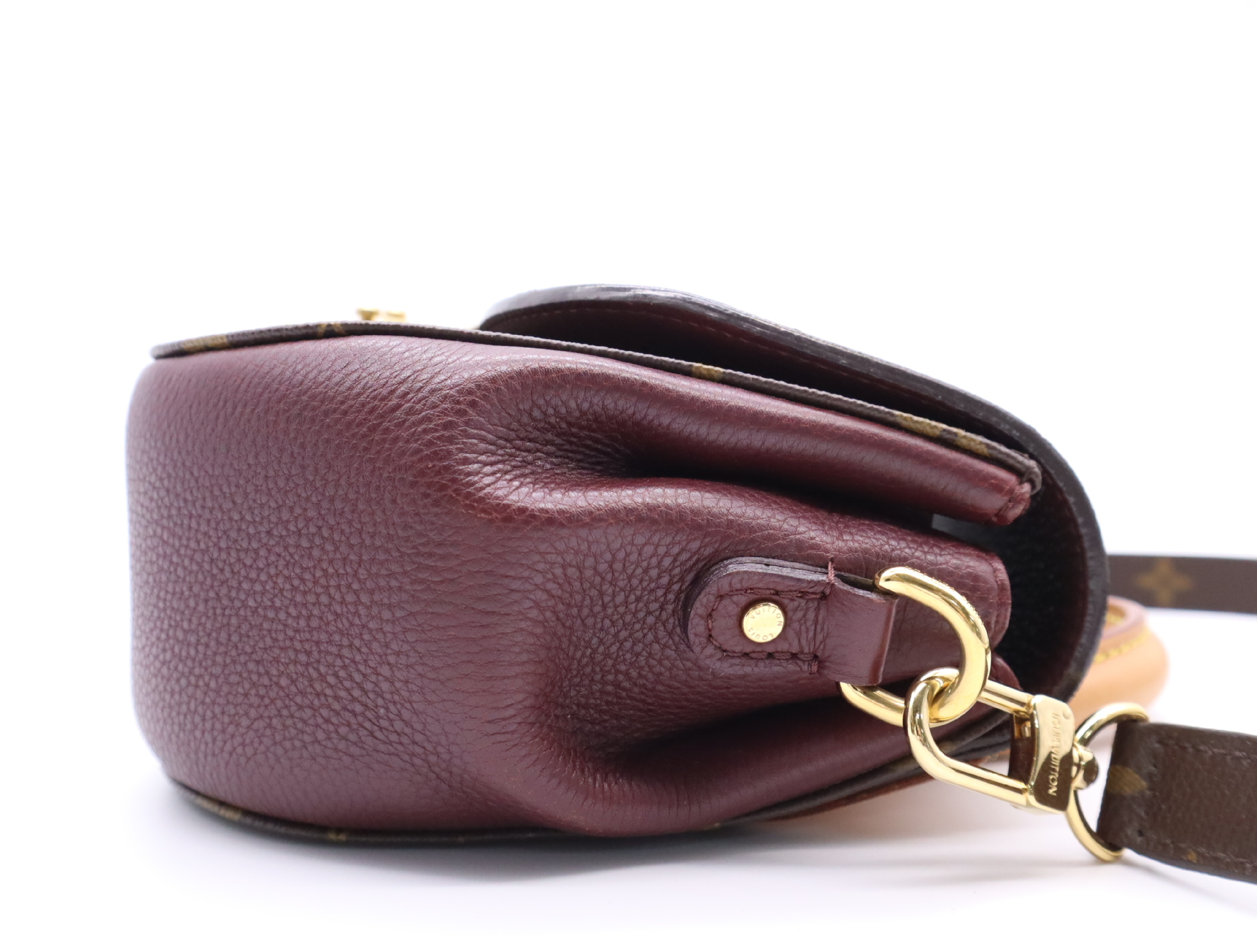 M40577 Monogram Eden PM Bordeaux Shoulder Bag with Shoulder Strap, 2 Keys, 2 Dust Bags, and Small Dust Bag — view 5