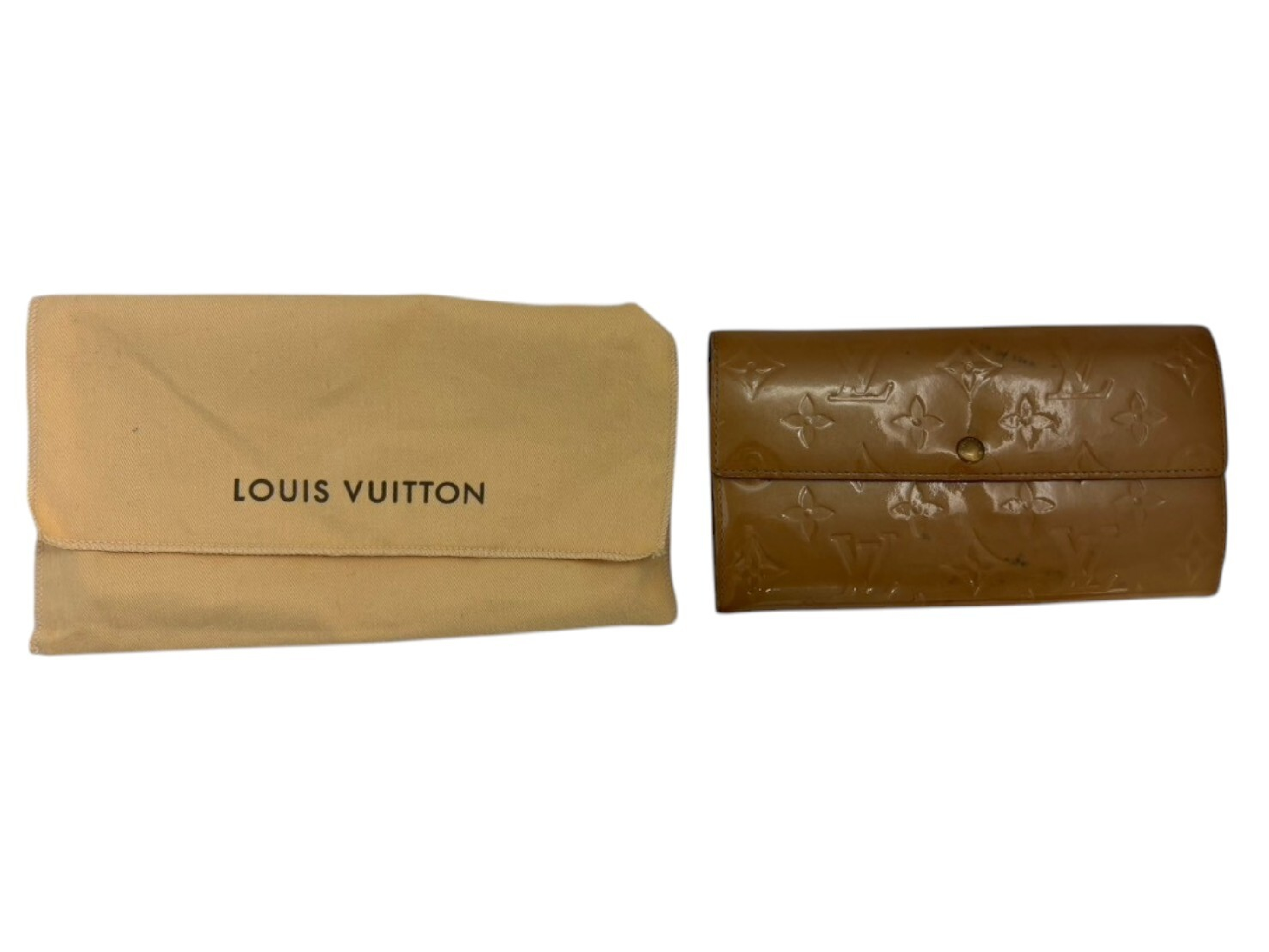 LV Monogram Vernis Portefeuille Sarah Wallet