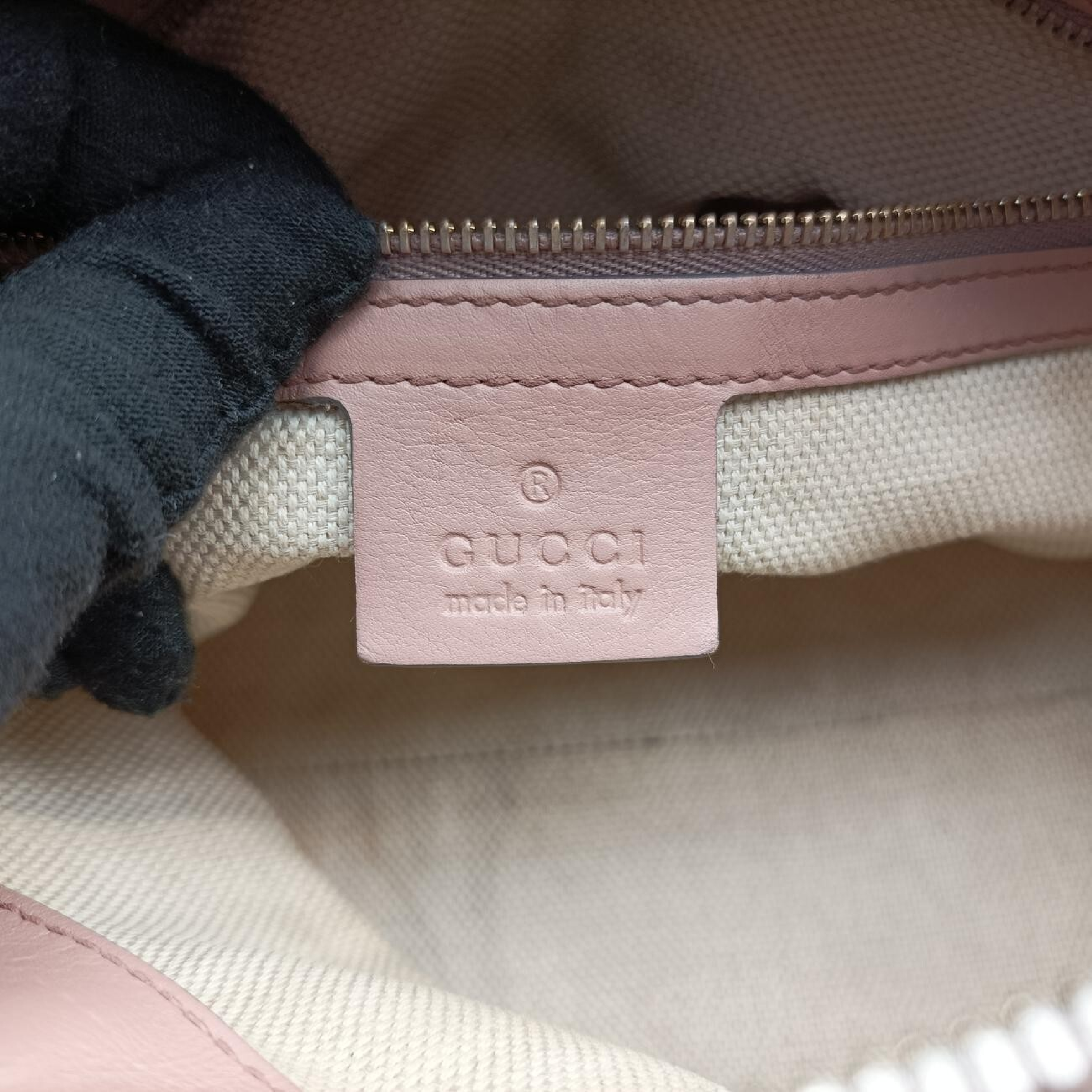 Soho Beige Patent Shoulder Bag 308362 E015992340 — view 7