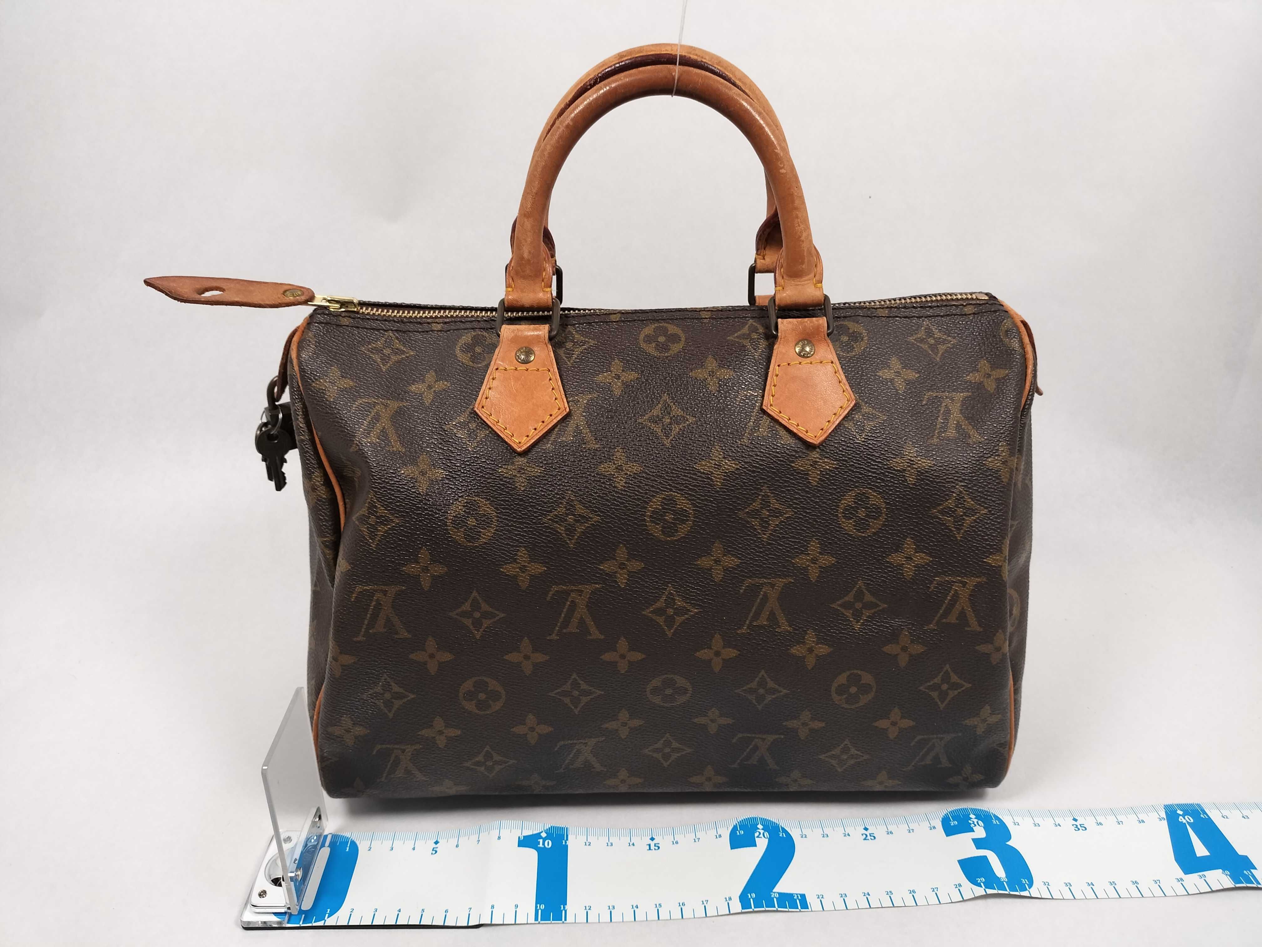 Monogram Louis Vuitton Speedy 25 M41528 TH0094 Tote Bag — view 2