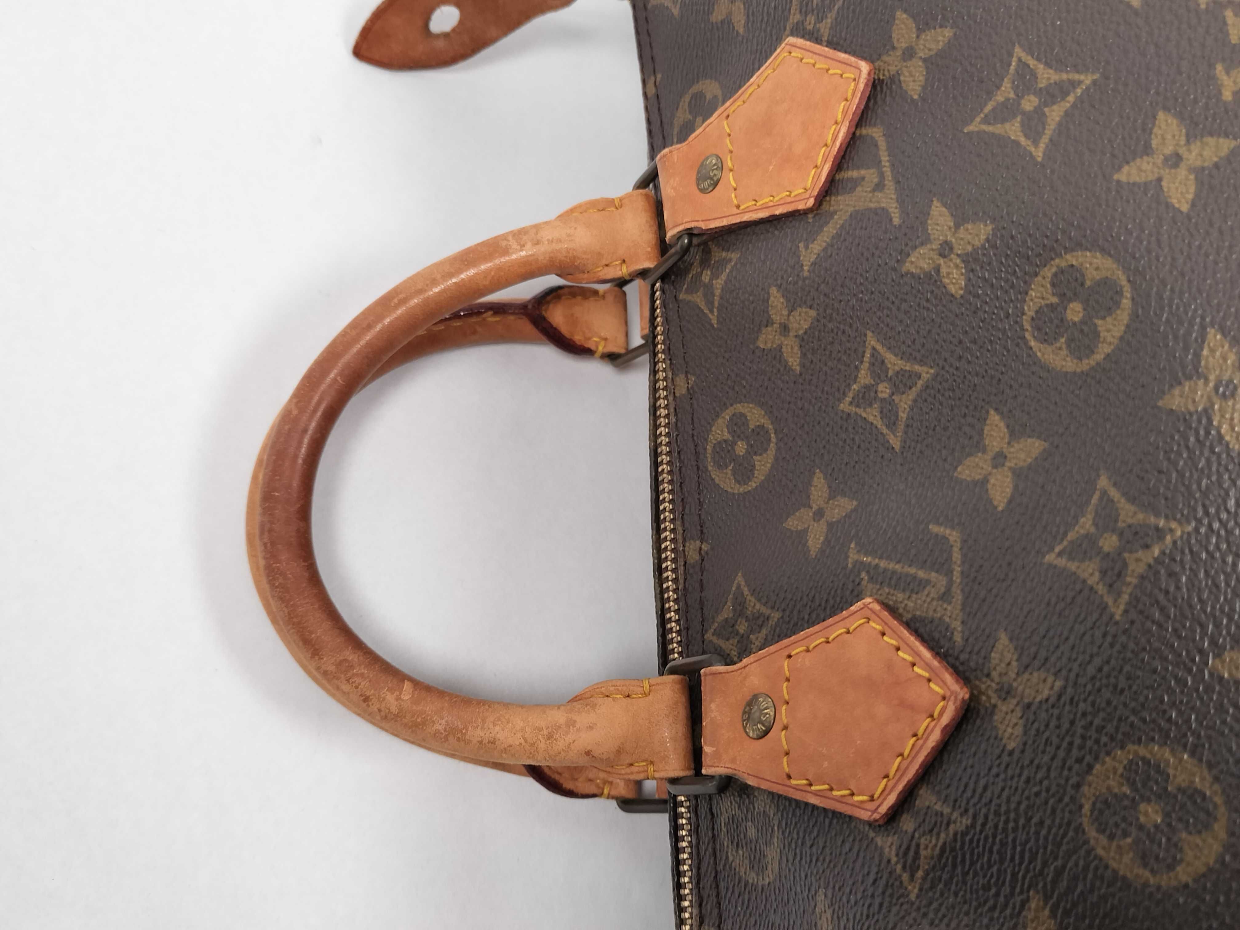 Monogram Louis Vuitton Speedy 25 M41528 TH0094 Tote Bag — view 3