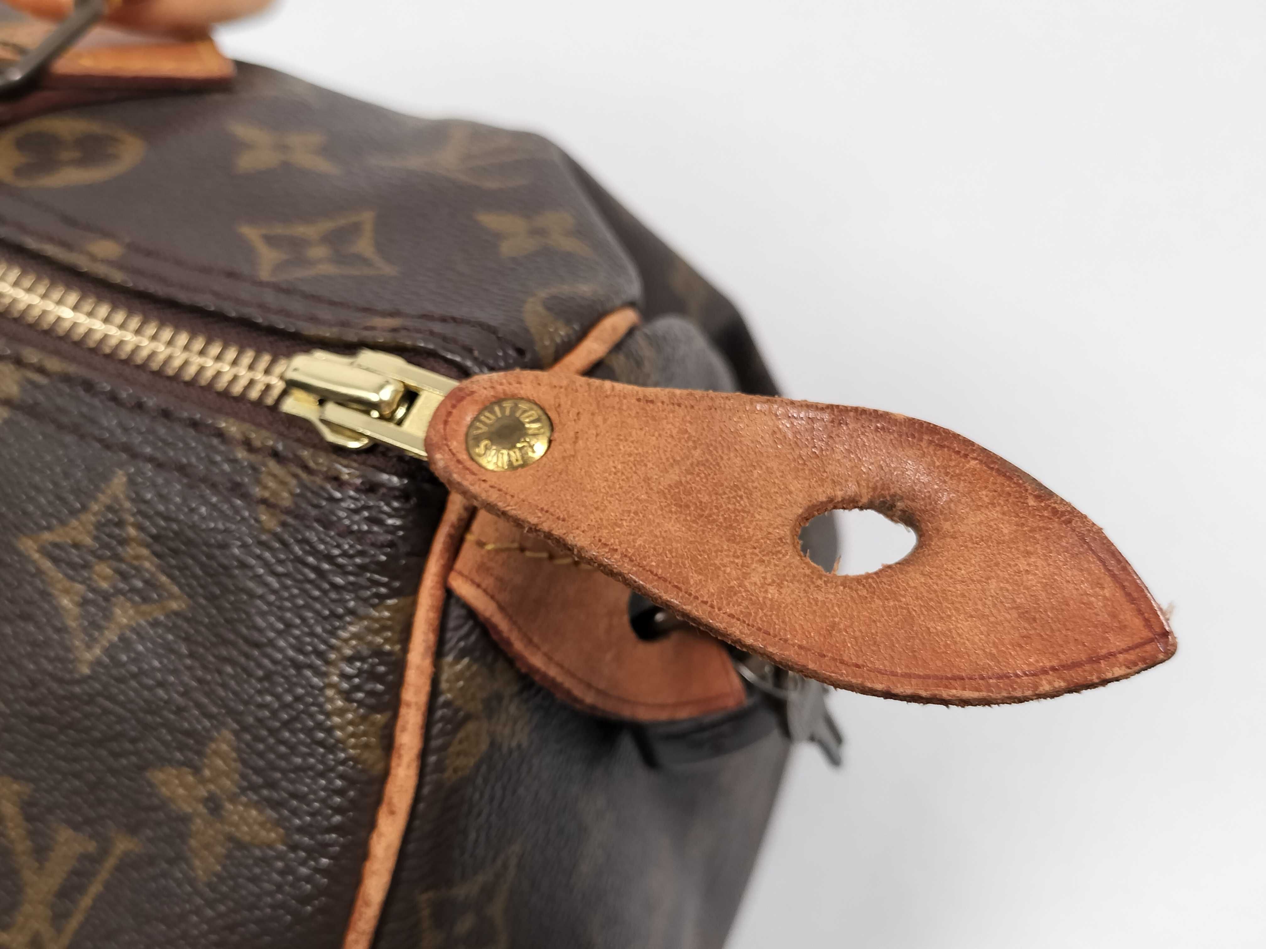 Monogram Louis Vuitton Speedy 25 M41528 TH0094 Tote Bag — view 9
