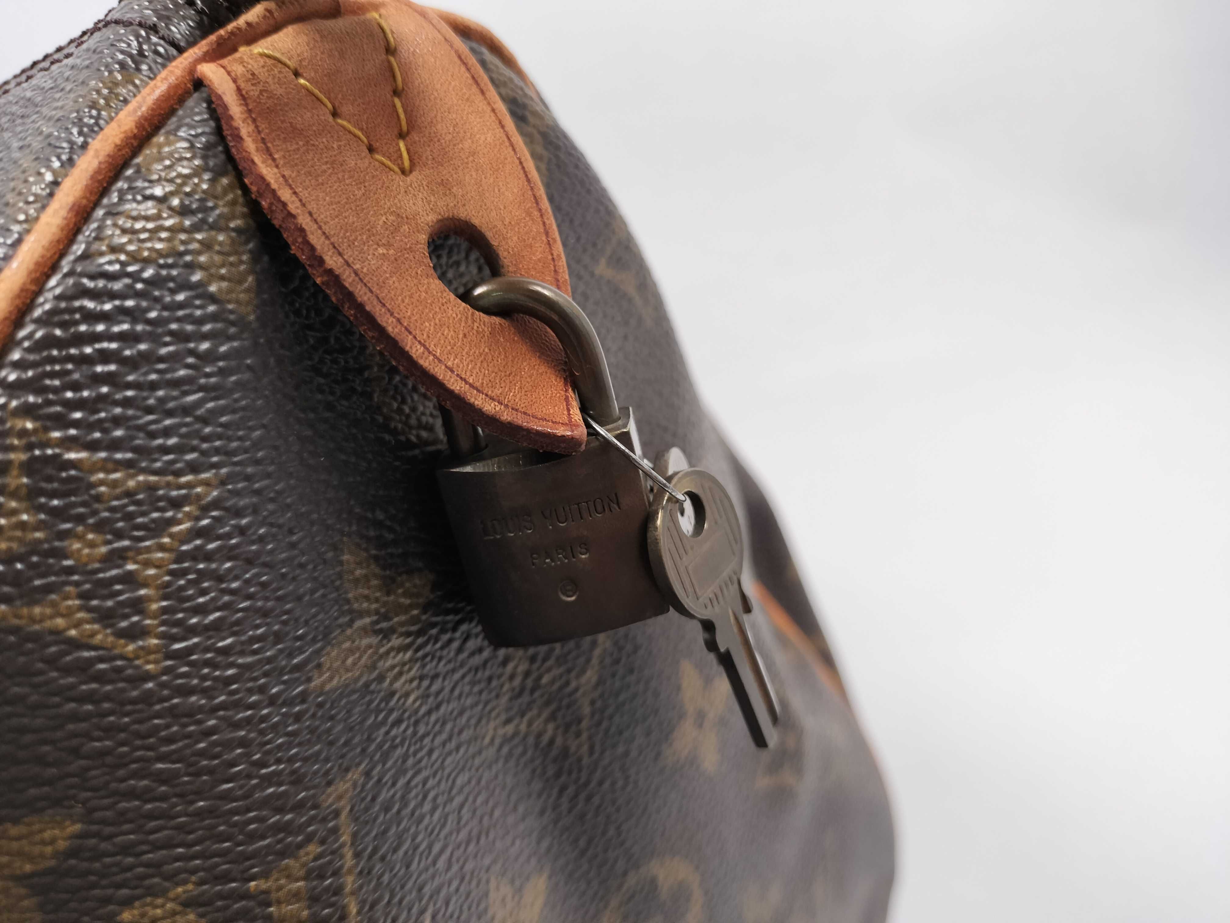 Monogram Louis Vuitton Speedy 25 M41528 TH0094 Tote Bag — view 10