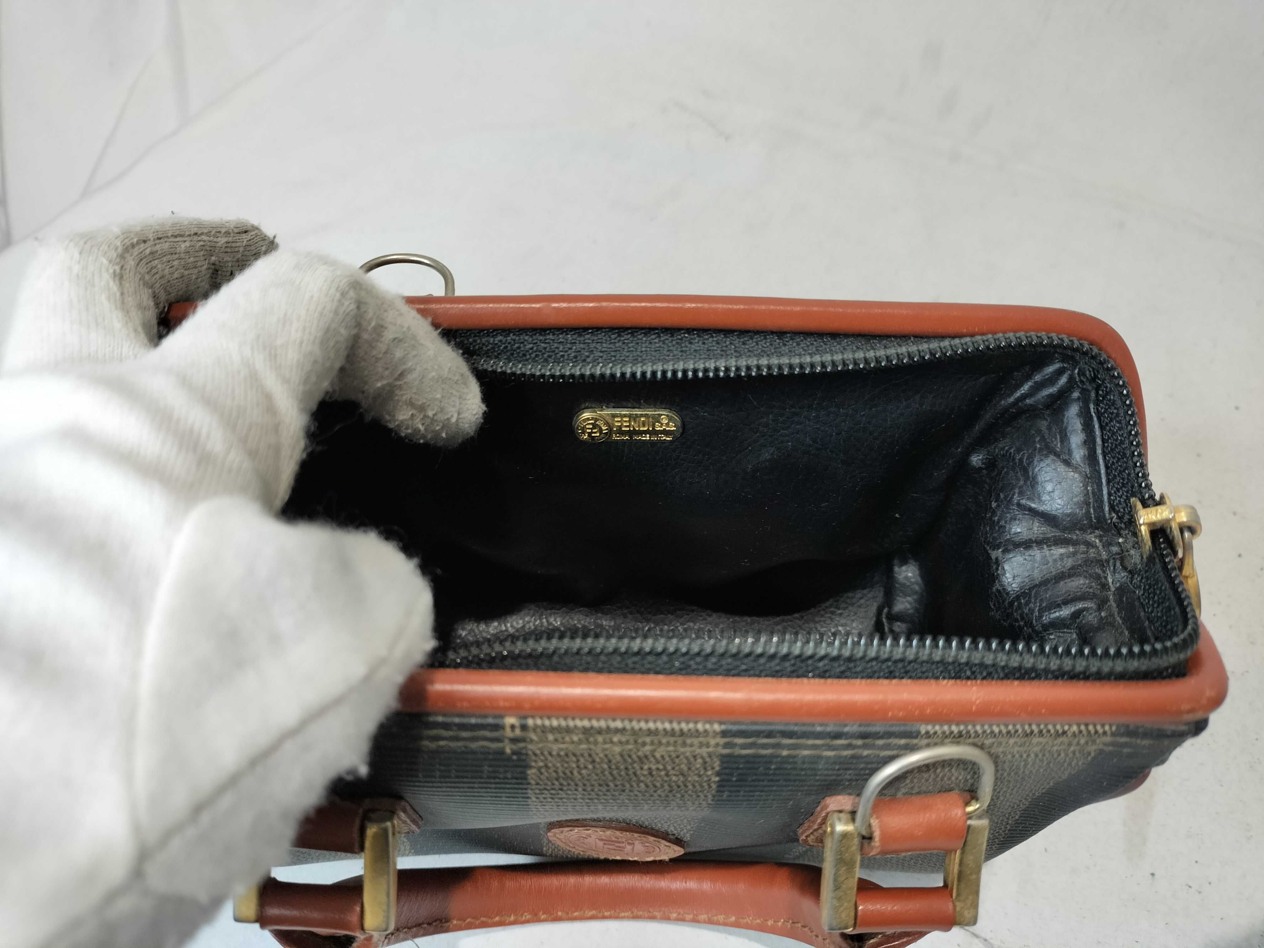 Pecan Pattern 2-Way Mini Boston Handbag — view 10
