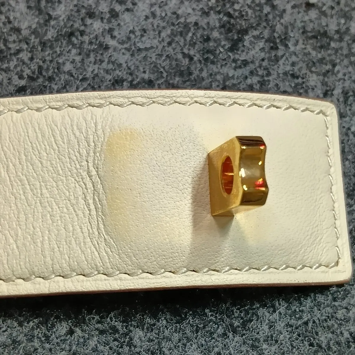 Collier de Chien 24 Z: 2021 Bangle T2 GP x Leather Gold x White — view 7