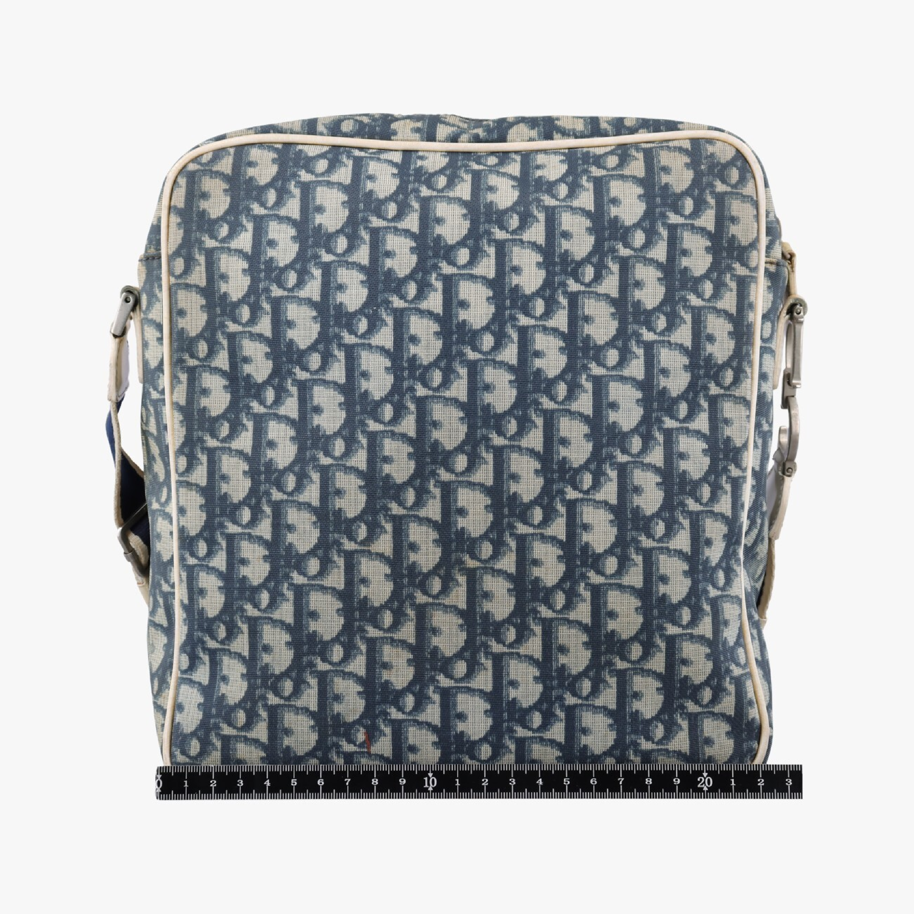 Trotter Blue PVC Coated Canvas Shoulder Bag MU0051 — view 2