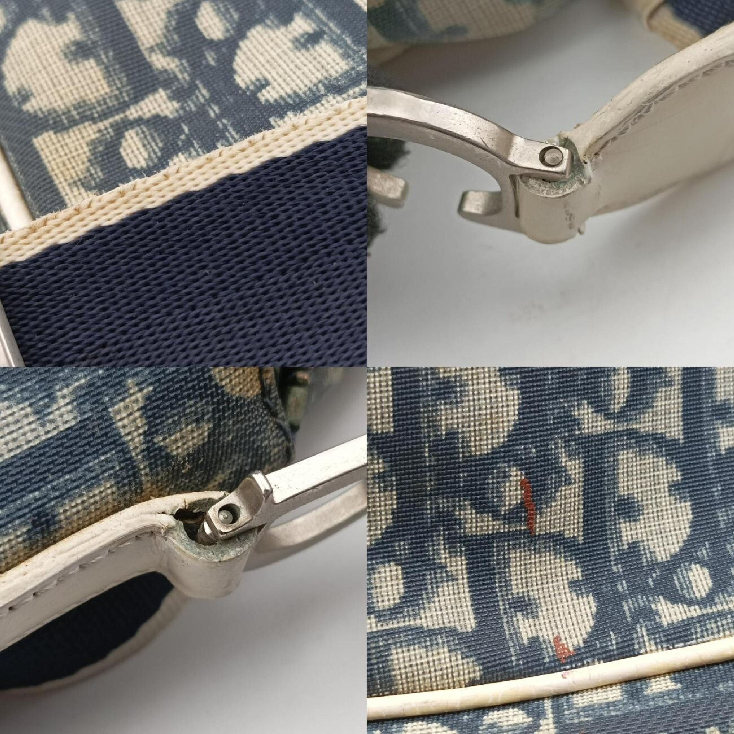 Trotter Blue PVC Coated Canvas Shoulder Bag MU0051 — view 11