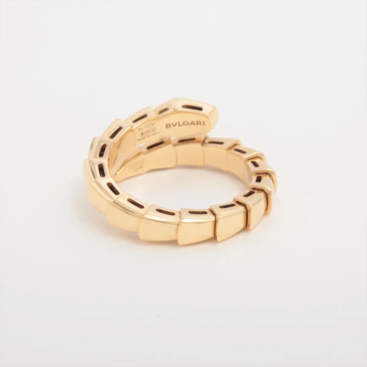 Serpenti Viper Ring, 750 (Yellow Gold), 6.2g, Size , ARMF05, Metal — view 2