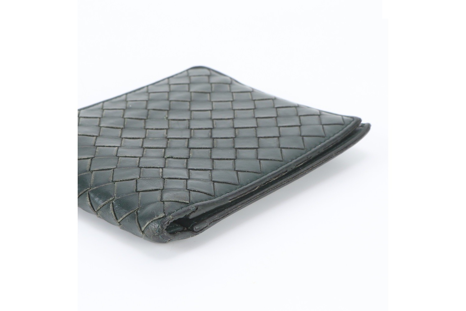 Intrecciato 113993 Leather Bi-fold Wallet — view 3