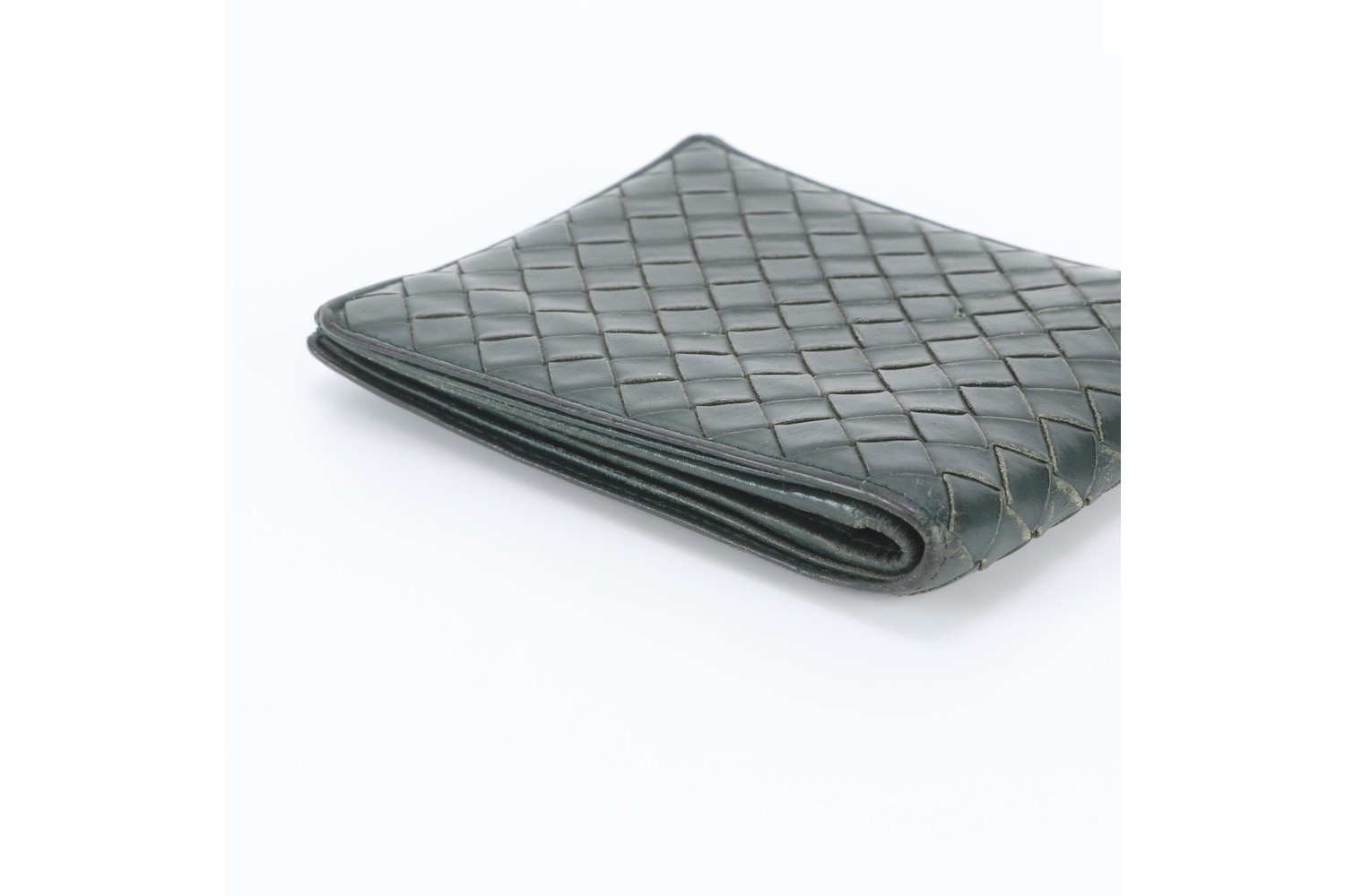 Intrecciato 113993 Leather Bi-fold Wallet — view 4