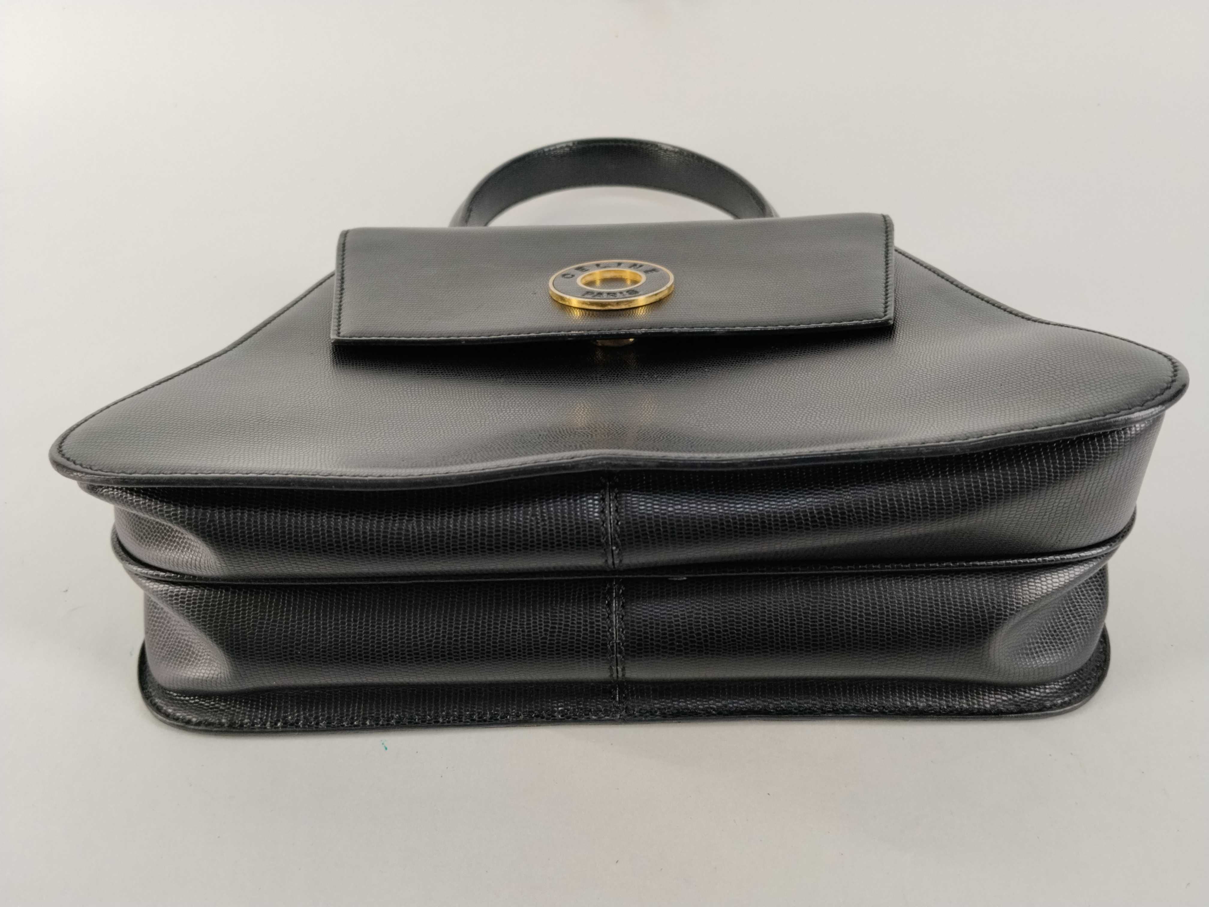 Circle Logo Handbag, Black Handbag — view 7