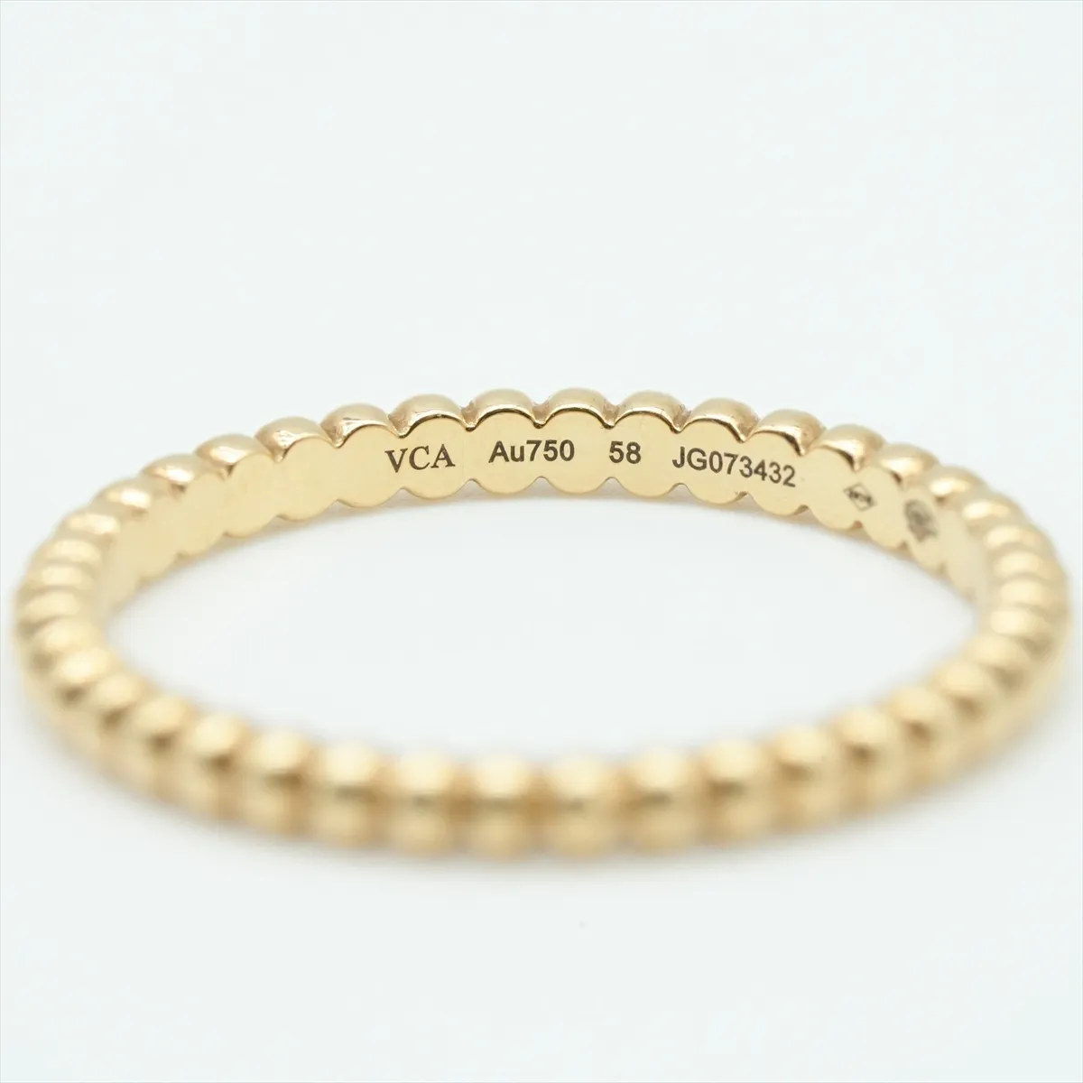 Perle Ring 750(YG) 2.2g #58 / JP size 17 JG073432 — view 3