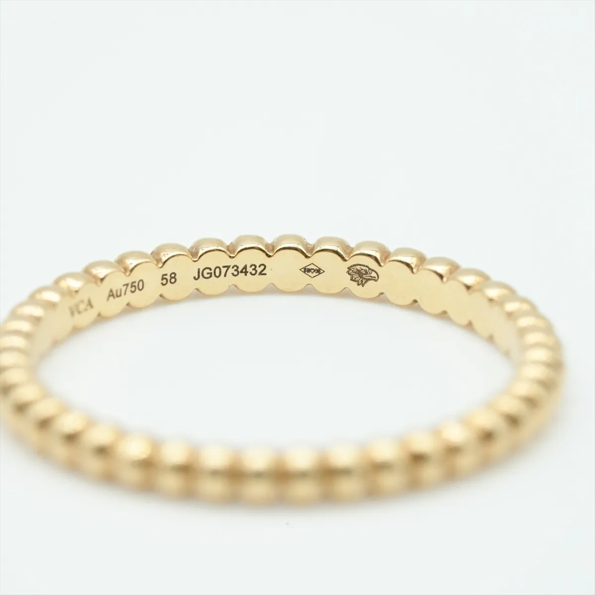 Perle Ring 750(YG) 2.2g #58 / JP size 17 JG073432 — view 4