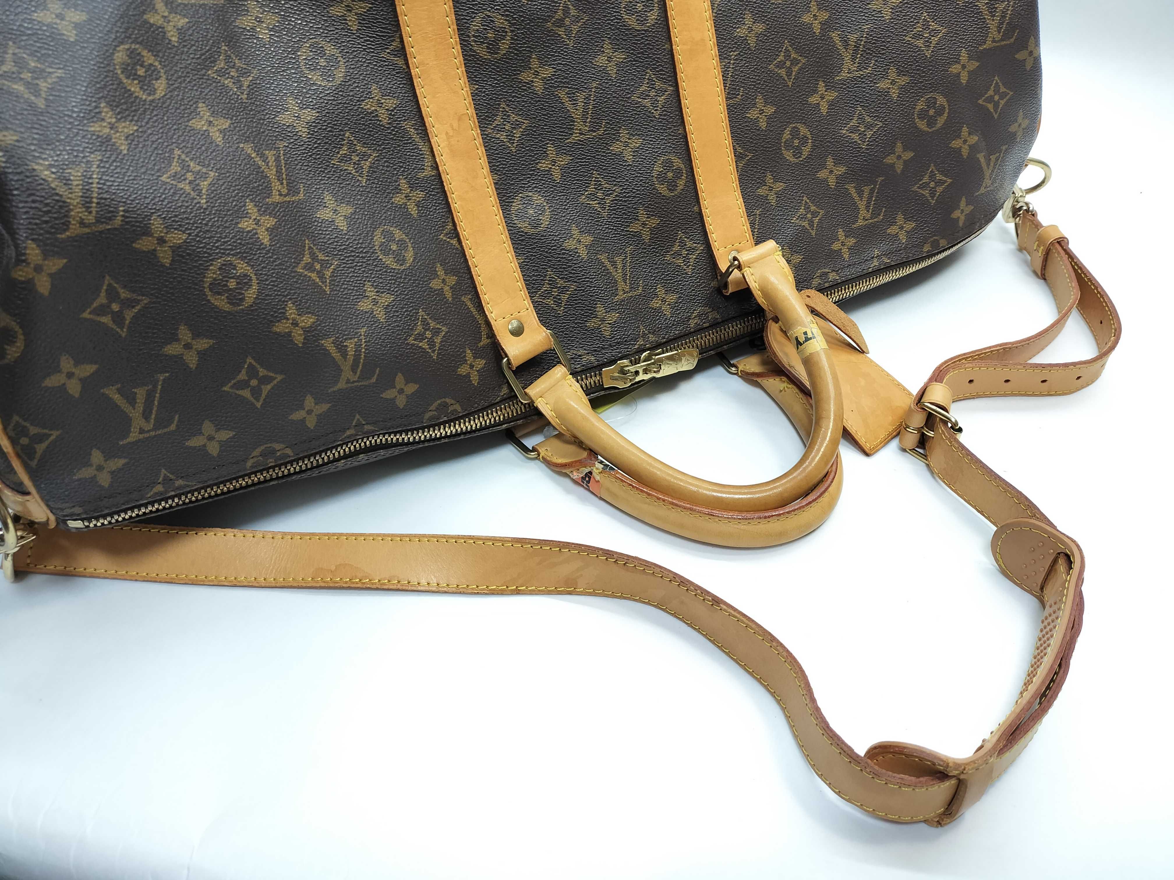 Monogram Keepall Bandoulière 55 Boston Bag — view 5