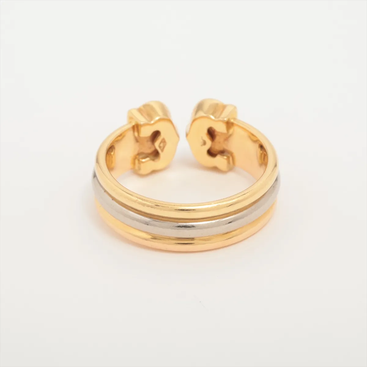 2C Ring 750 (YG x PG x WG) 4.8g Size 48 F84063 (Dents, — view 2