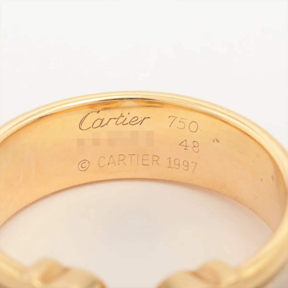 2C Ring 750 (YG x PG x WG) 4.8g Size 48 F84063 (Dents, — view 3