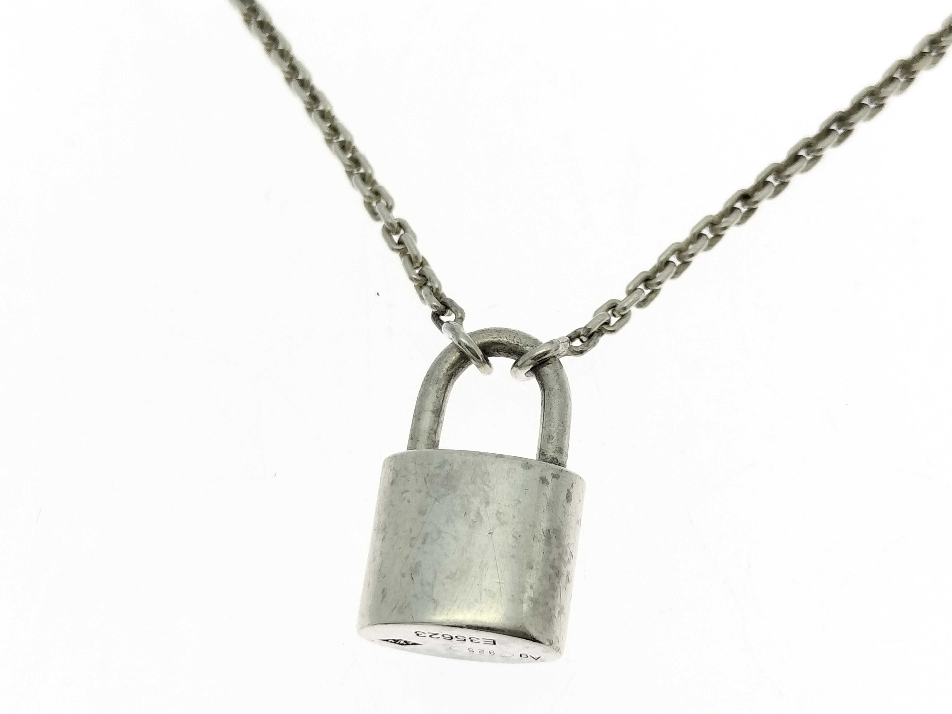 Pendant Silver Lockit Necklace AG925 8.2g — view 7