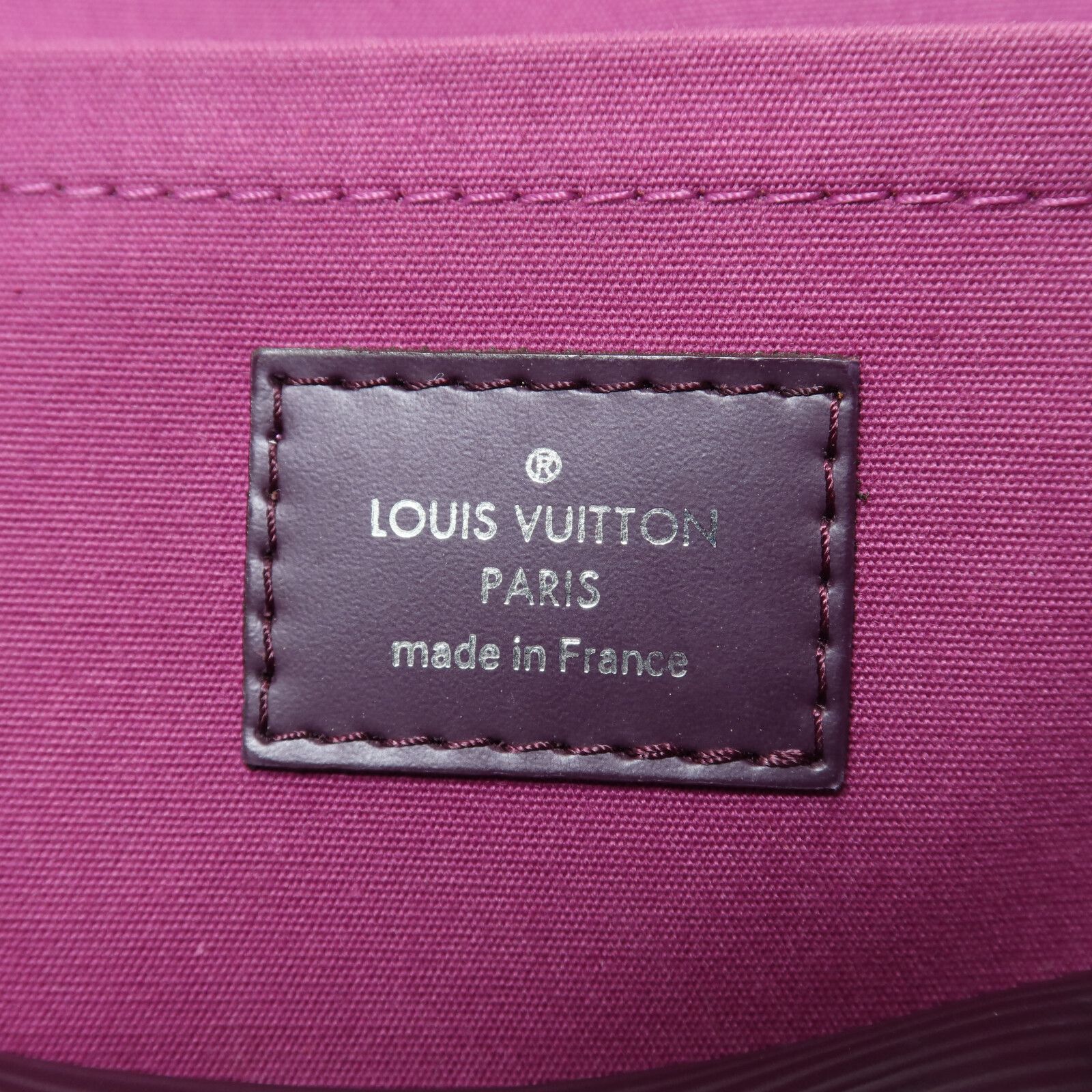 Epi Bowling Montaigne Gm Ginpaku Handmade Bag Purple Handbag M 5931k — view 6