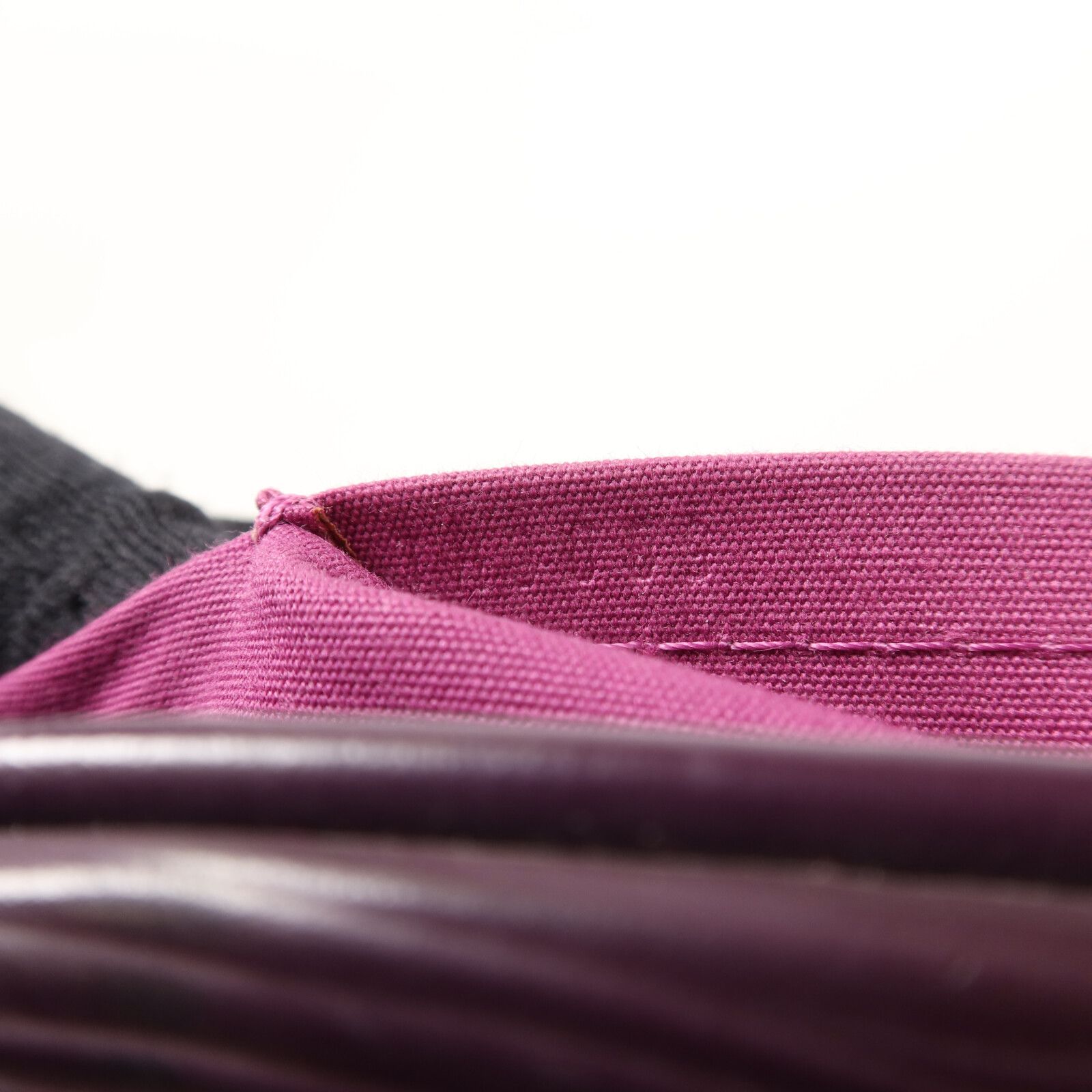 Epi Bowling Montaigne Gm Ginpaku Handmade Bag Purple Handbag M 5931k — view 7