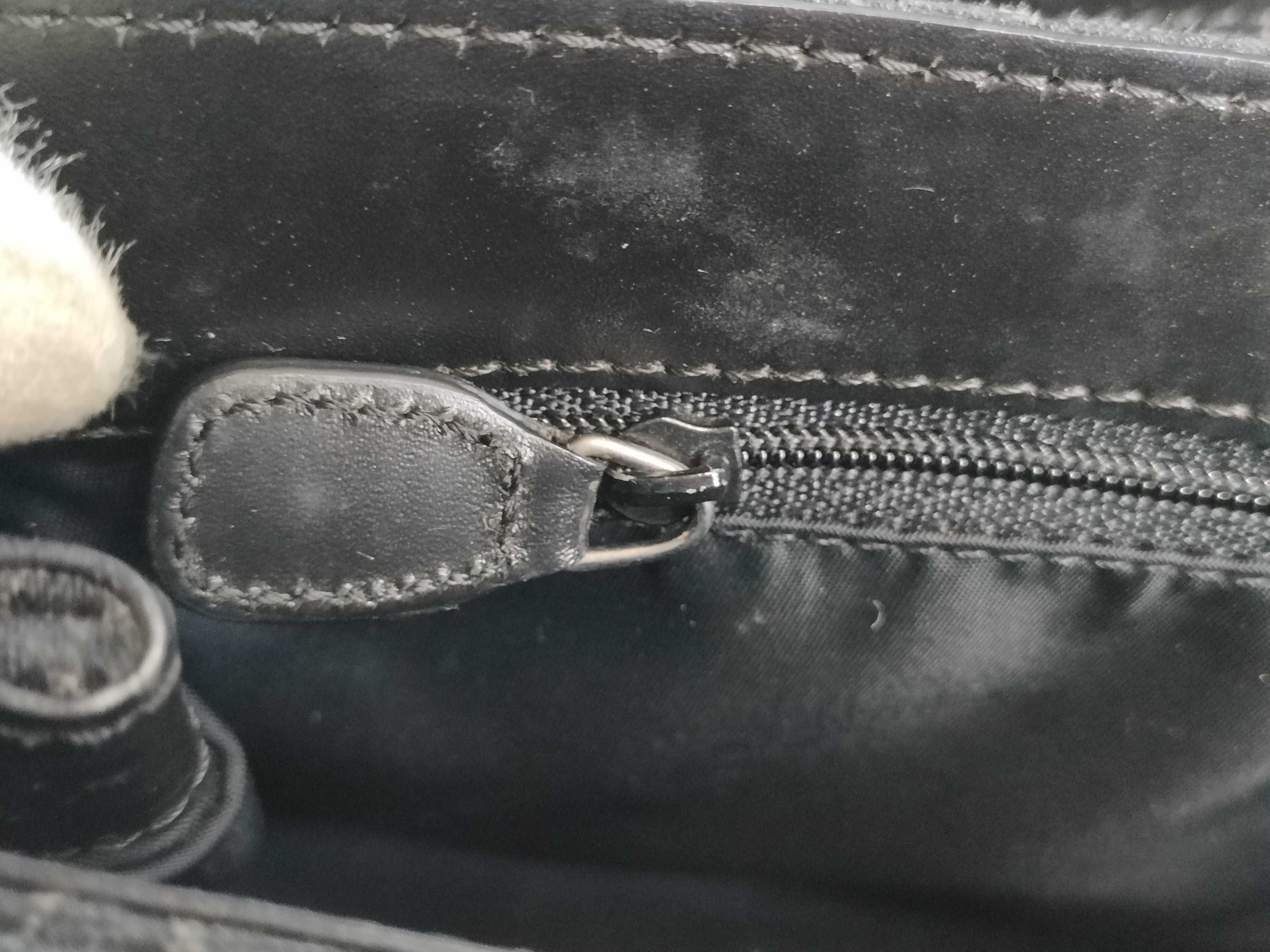 Trotter Leather Canvas Handbag — view 11
