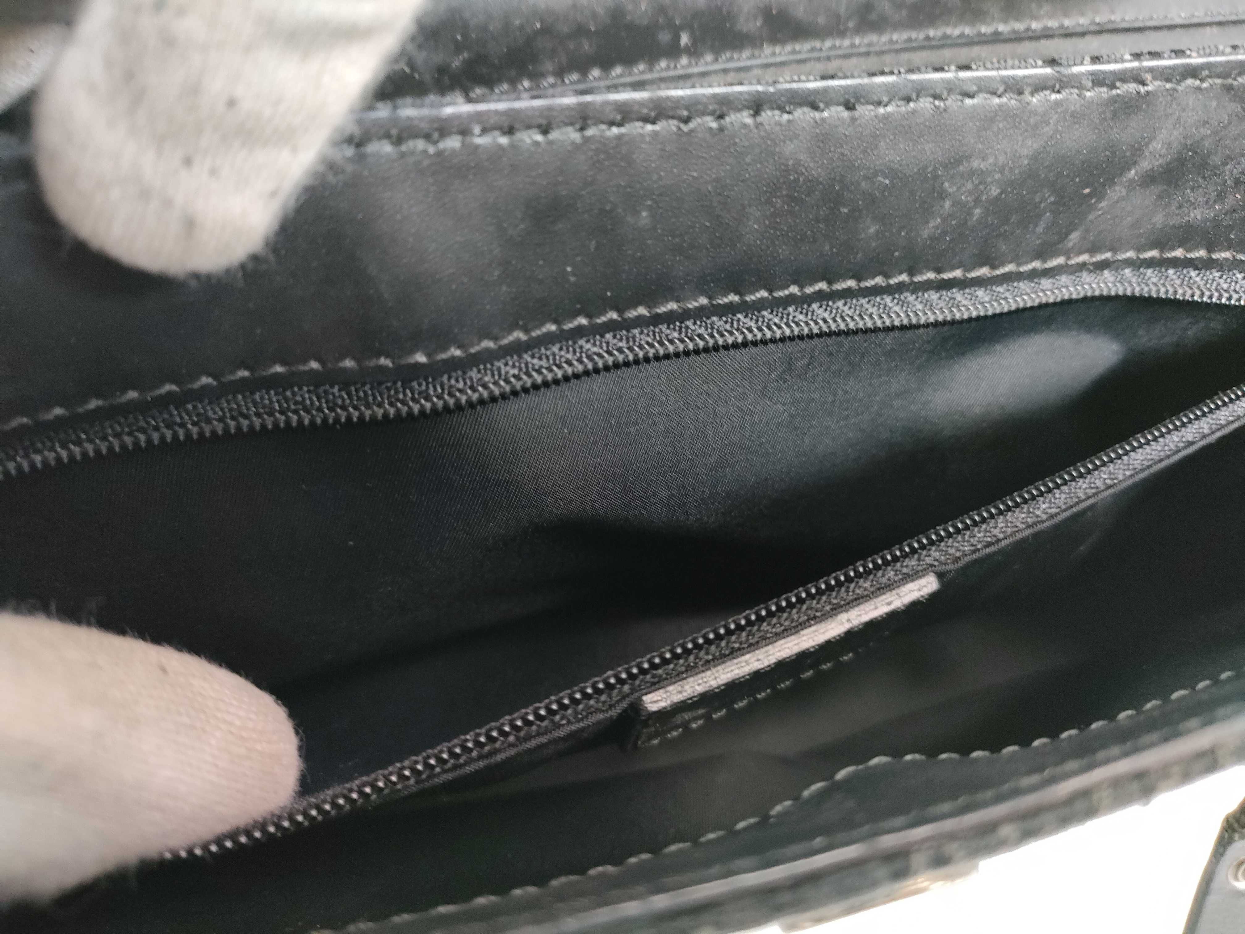 Trotter Leather Canvas Handbag — view 12