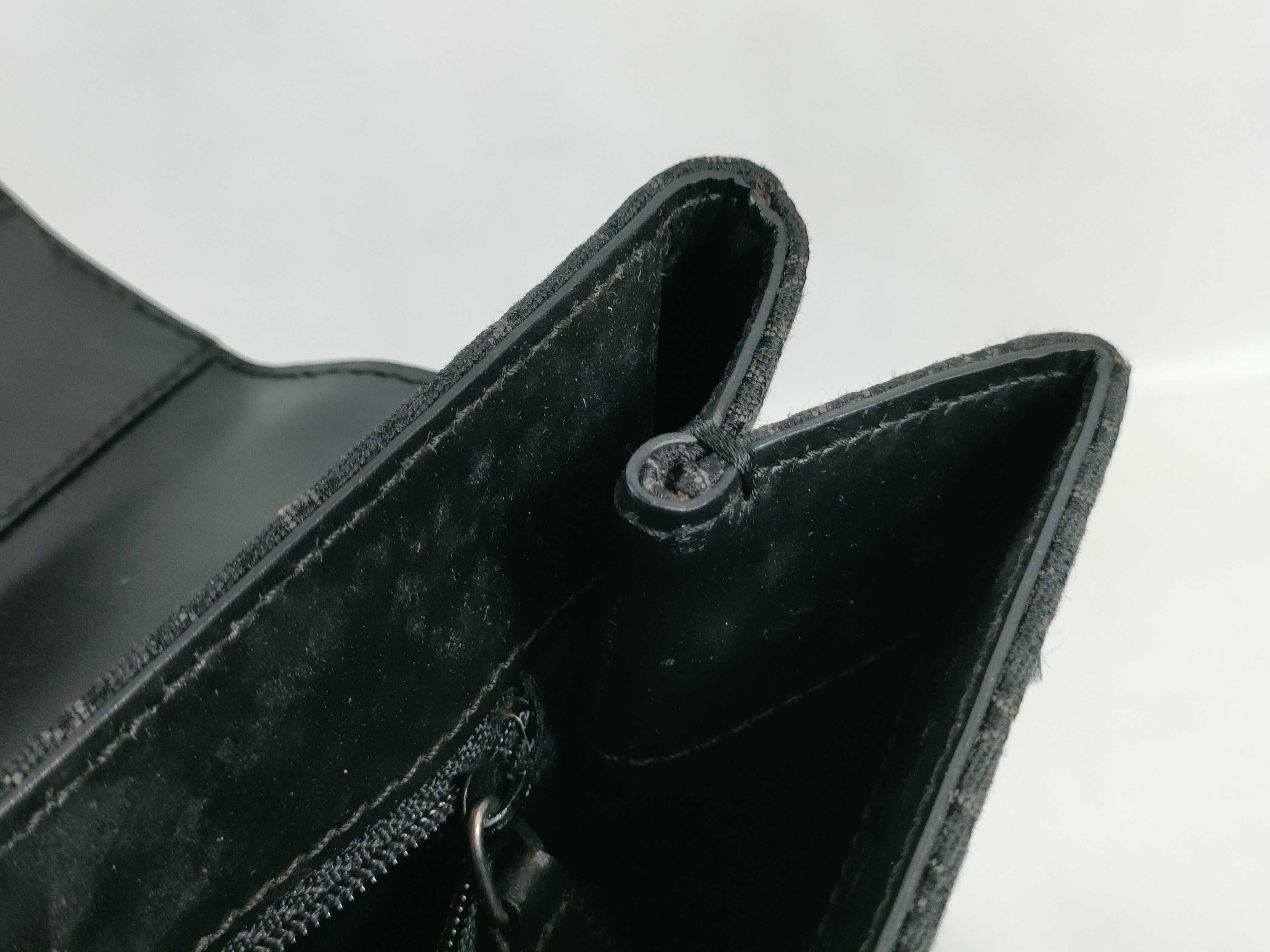 Trotter Leather Canvas Handbag — view 13