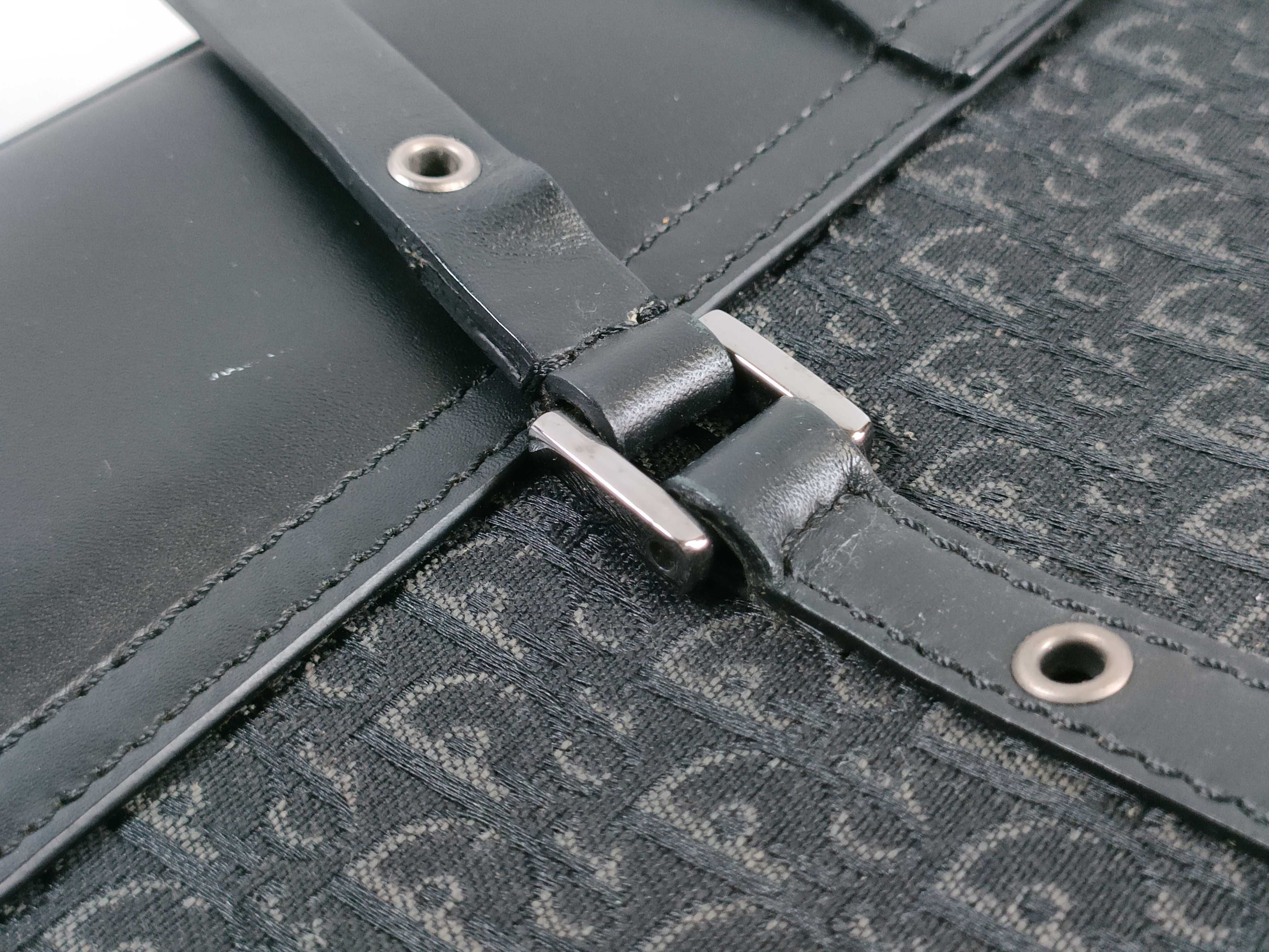 Trotter Leather Canvas Handbag — view 5