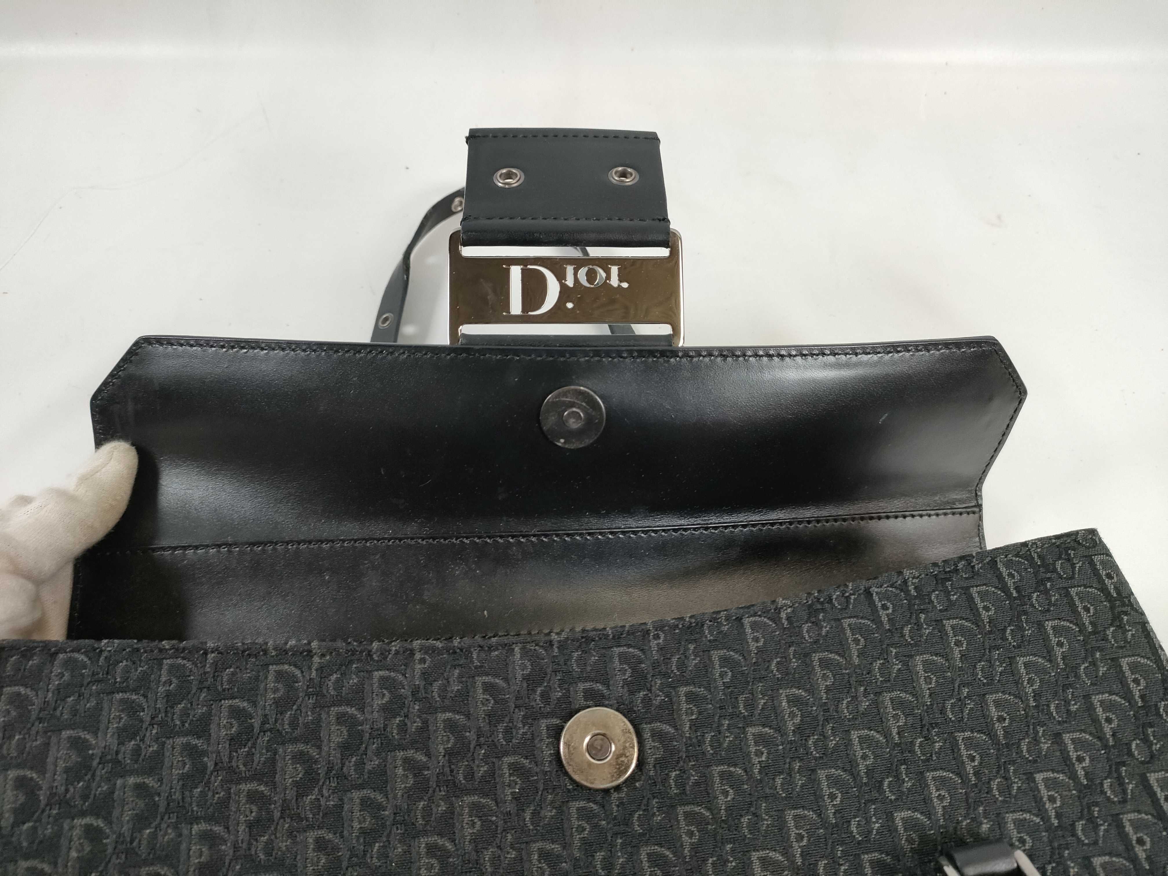 Trotter Leather Canvas Handbag — view 8