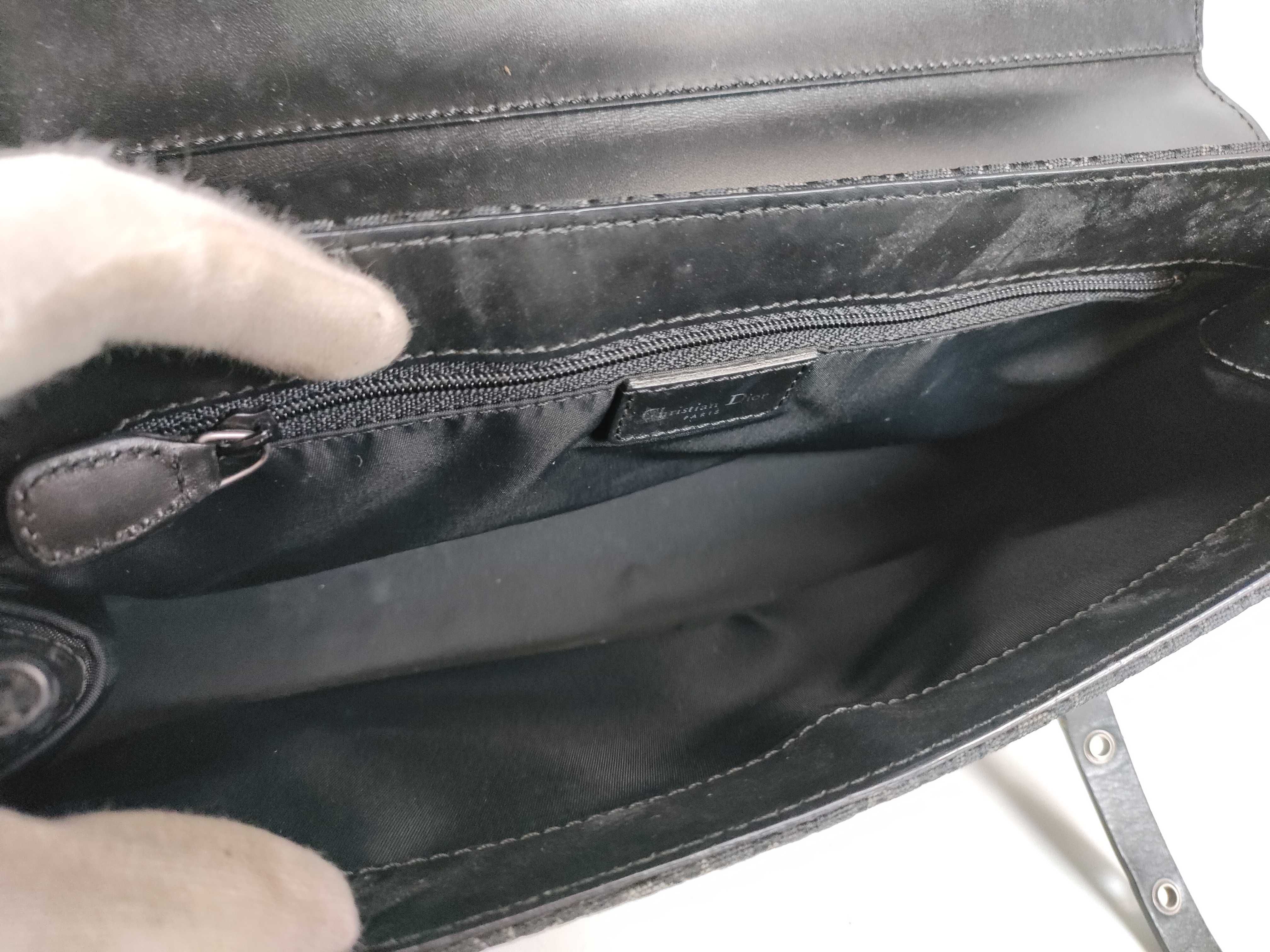 Trotter Leather Canvas Handbag — view 9