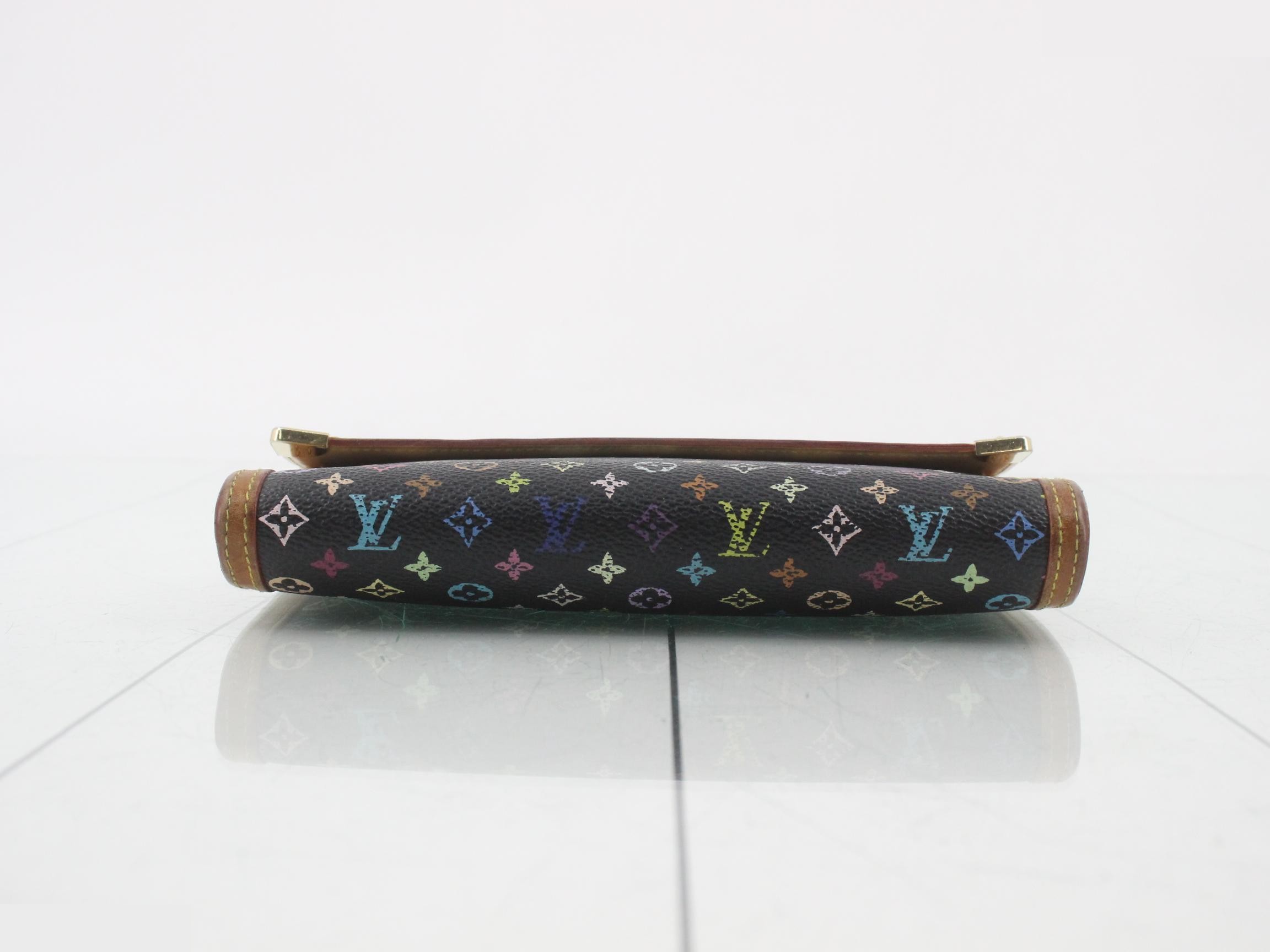 Portefeuille Sarah Noir Violet — view 4