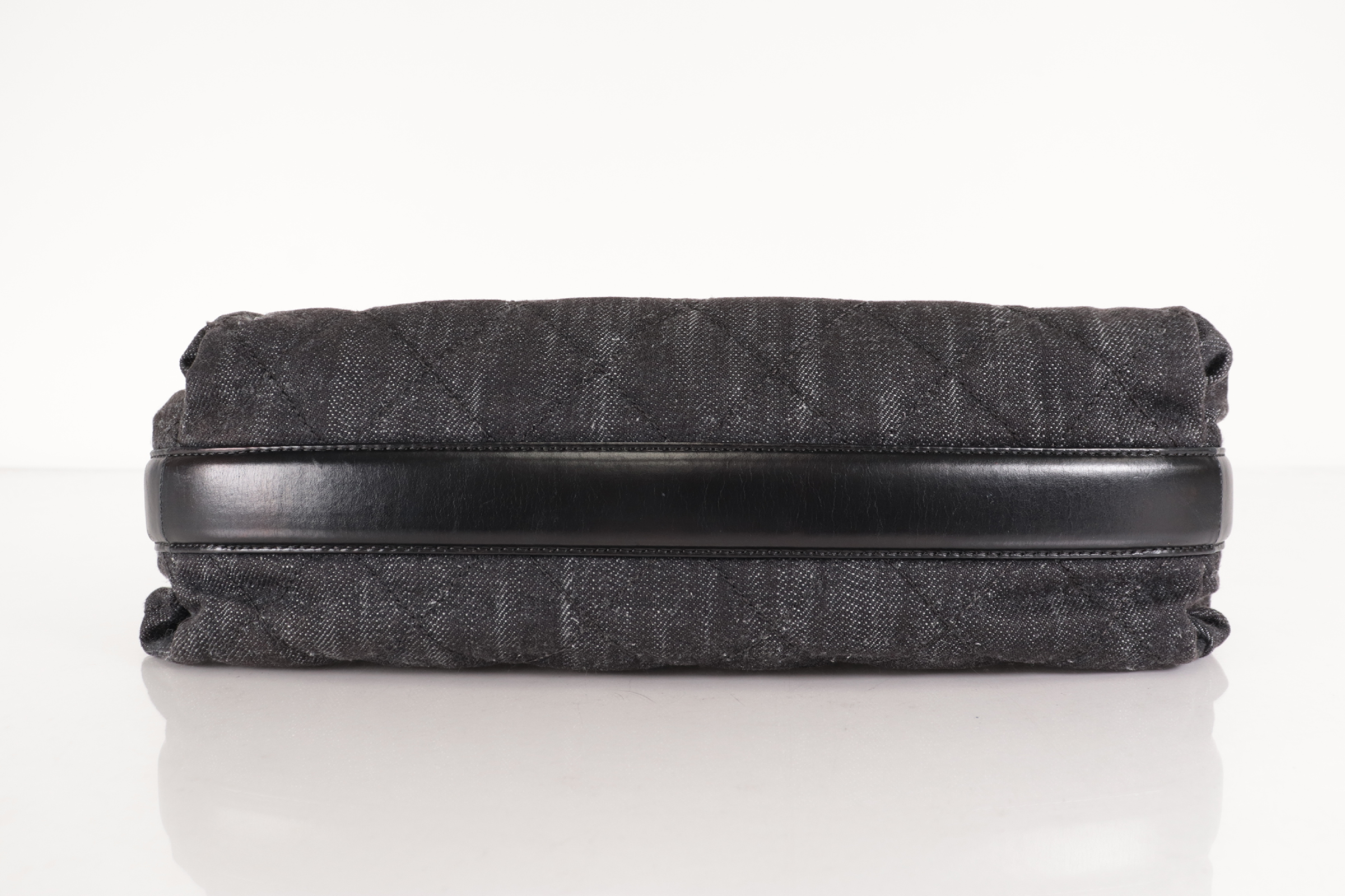 Denim x Lambskin Tote Bag (Serial Number 23) — view 6
