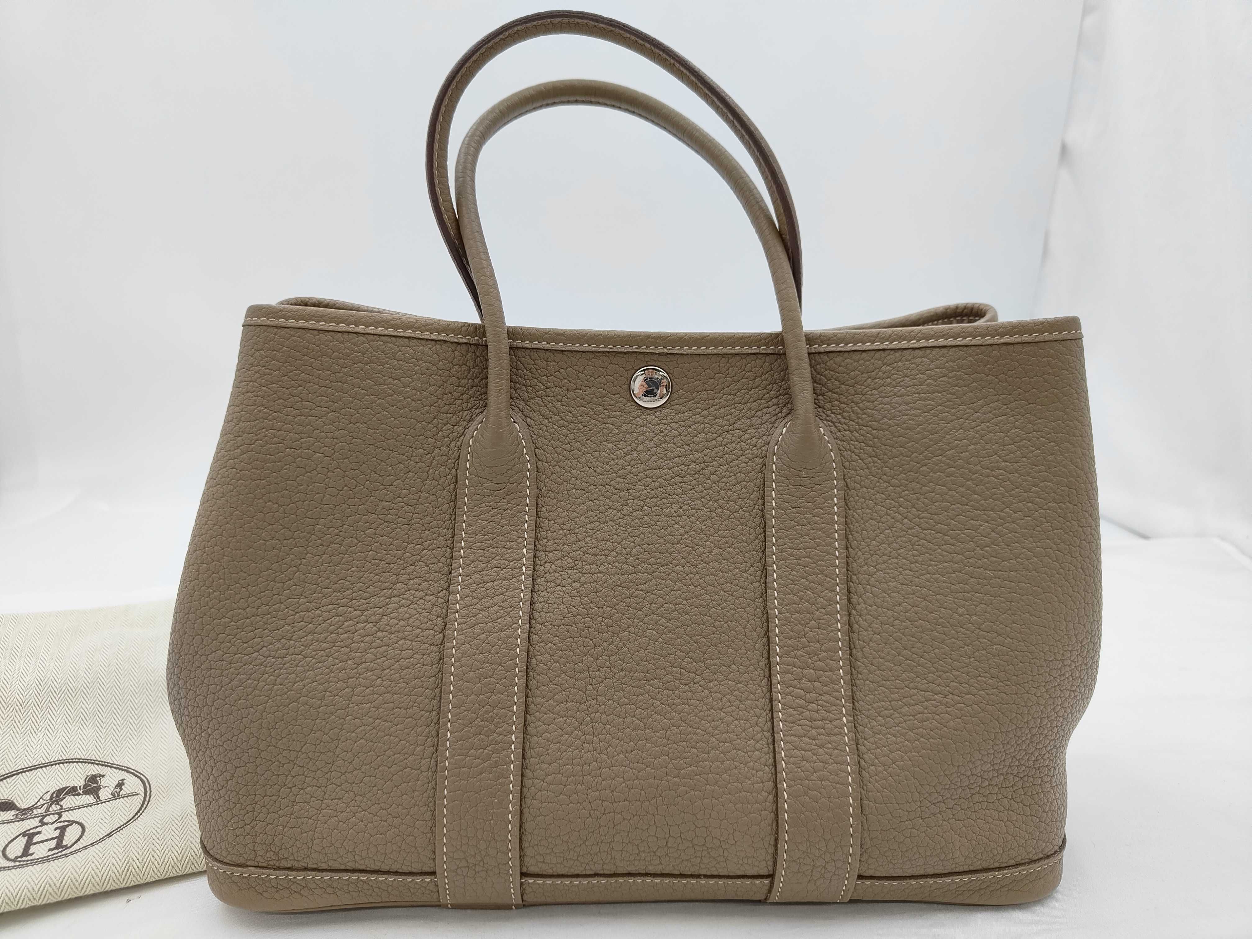 Garden Party TPM Etoupe X-stamped tote bag