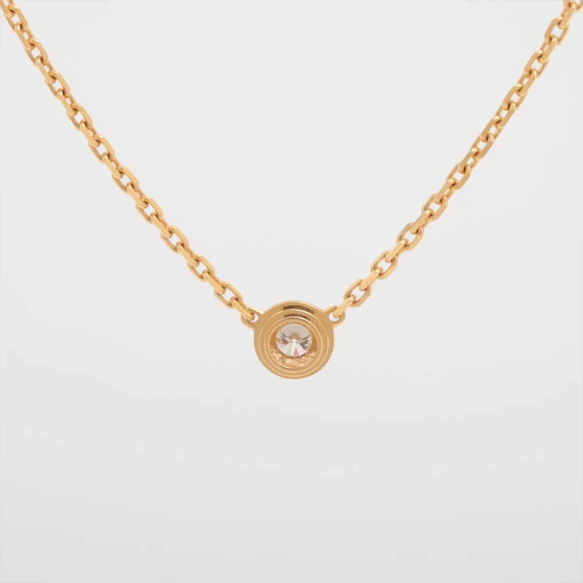 Damour XS Diamond Necklace, 750 (Yellow Gold), 2.2g, VBJ534, with a — view 2