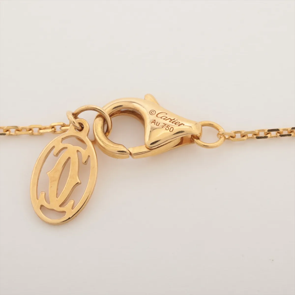 Damour XS Diamond Necklace, 750 (Yellow Gold), 2.2g, VBJ534, with a — view 4