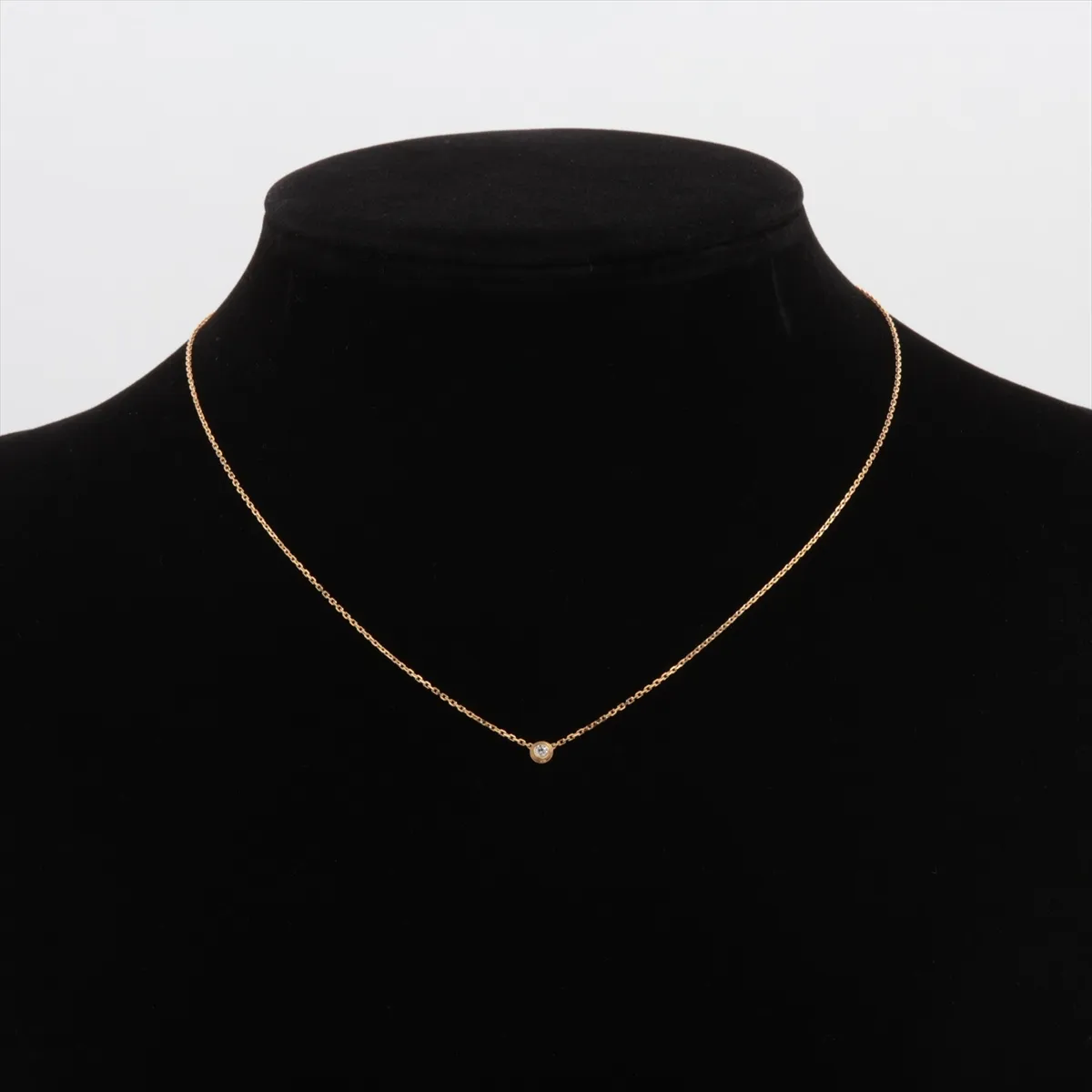 Damour XS Diamond Necklace, 750 (Yellow Gold), 2.2g, VBJ534, with a — view 5