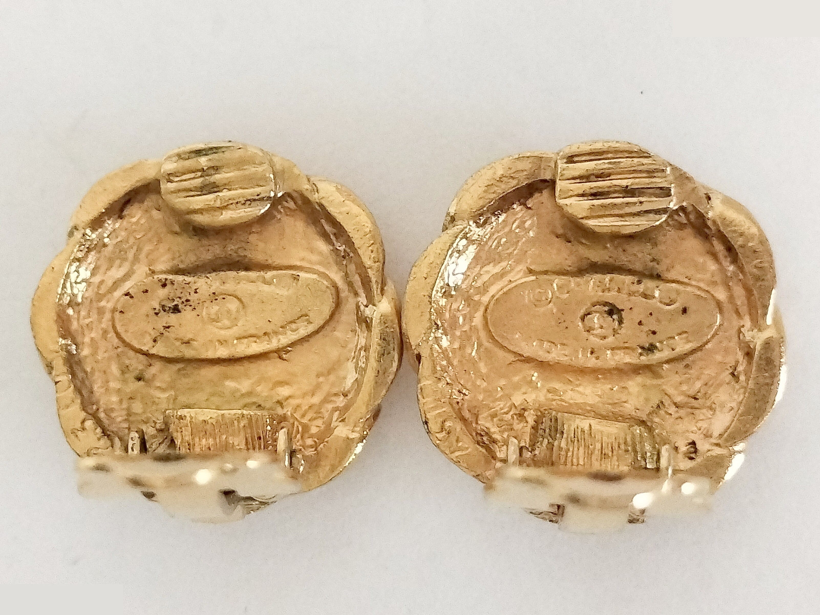coco gold earrings — view 2