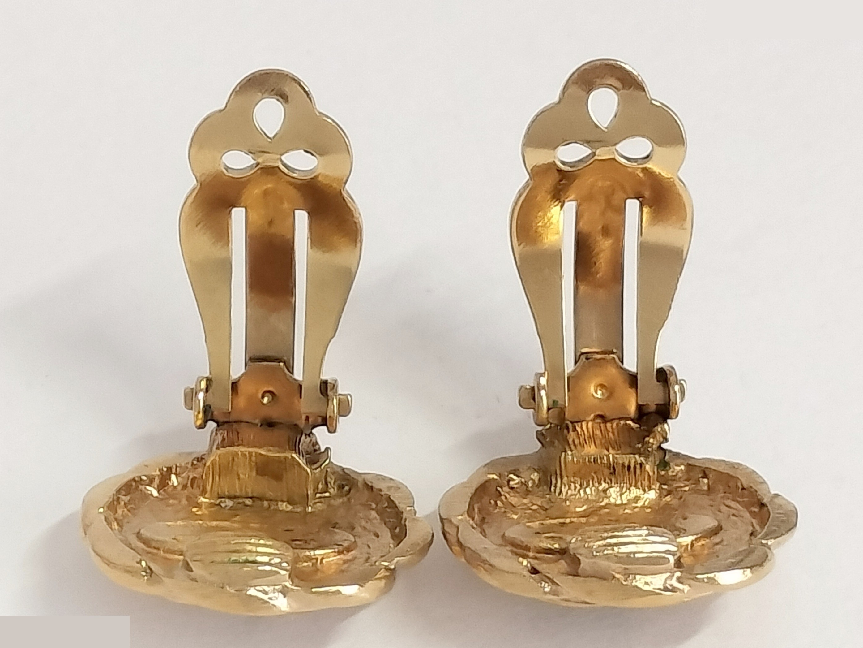 coco gold earrings — view 3