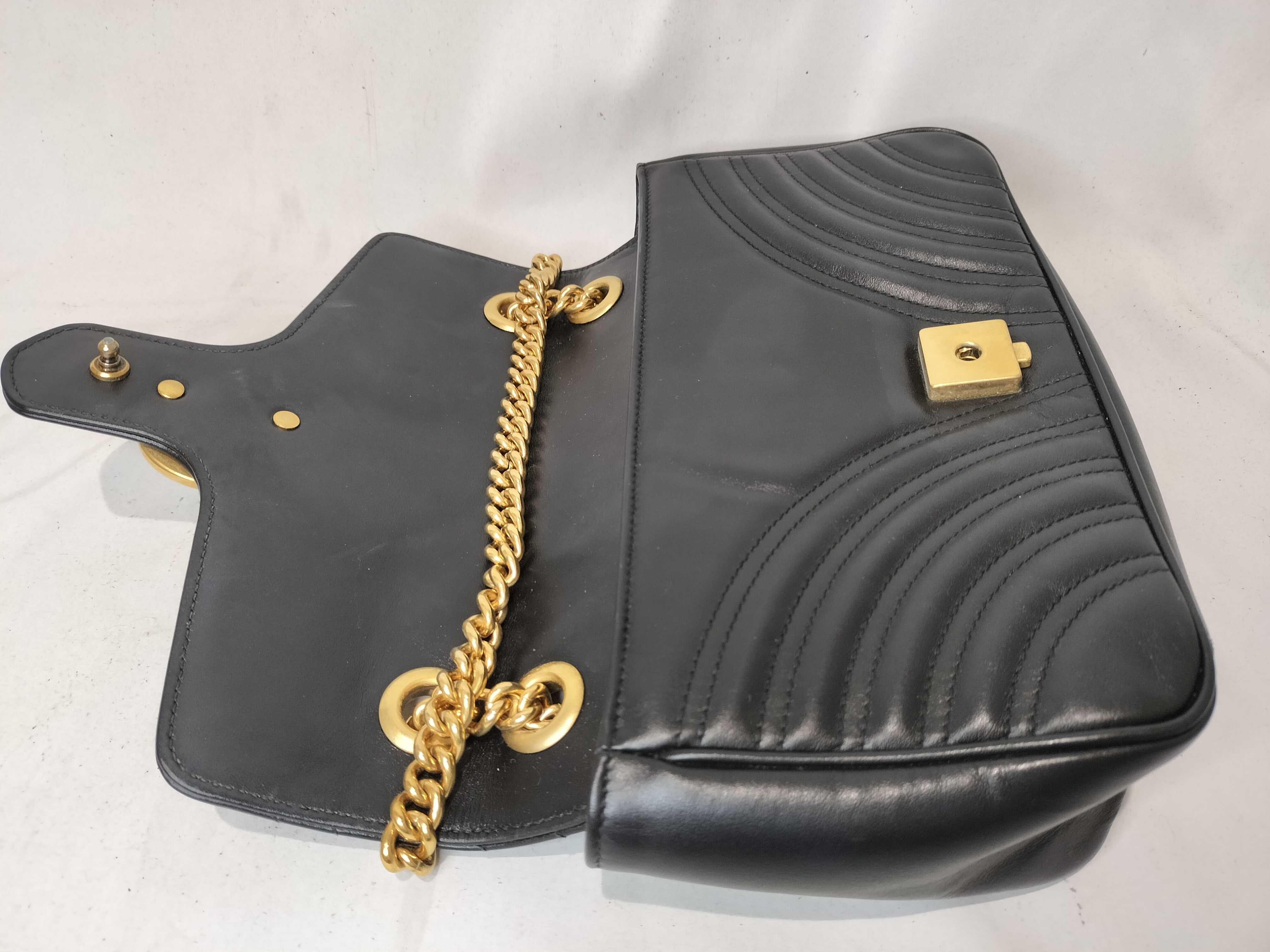 GG Marmont Chain Shoulder Bag, Black Shoulder Bag — view 9